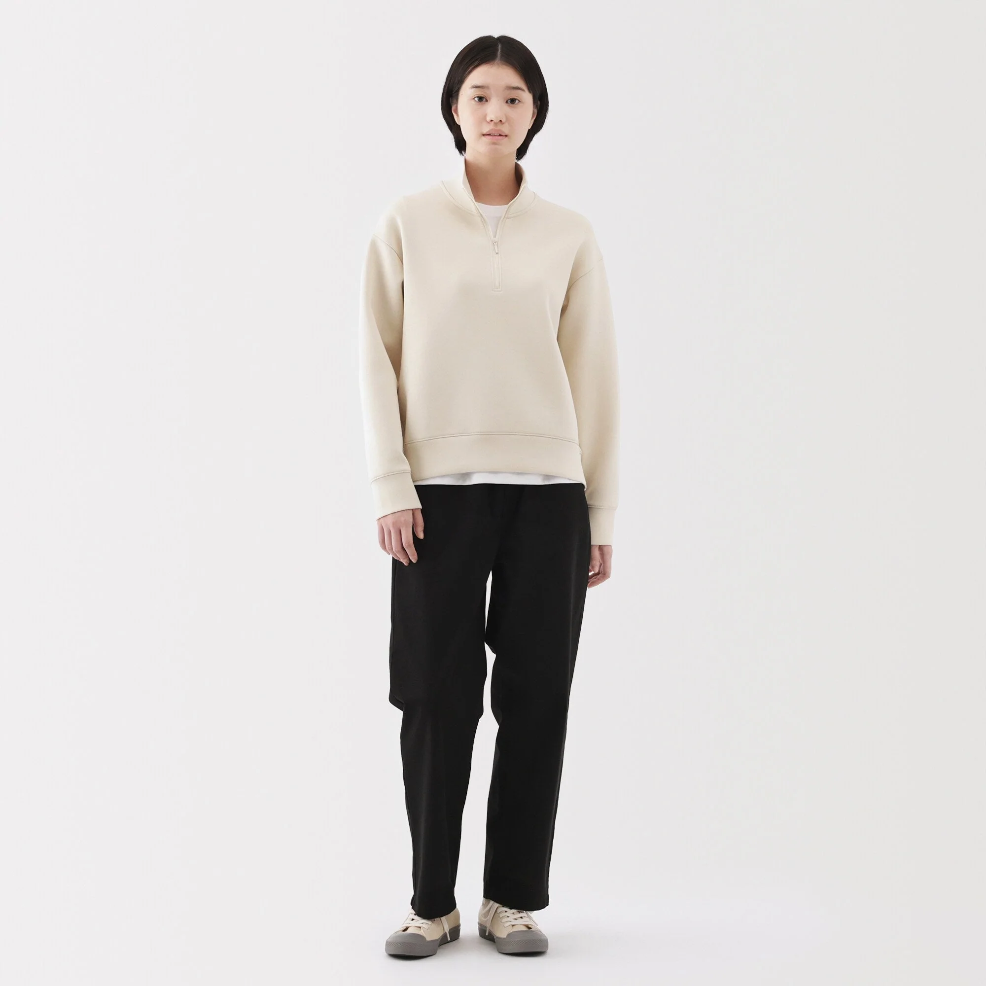 Women's Washed Cotton Easy Tapered Pants - Image 4