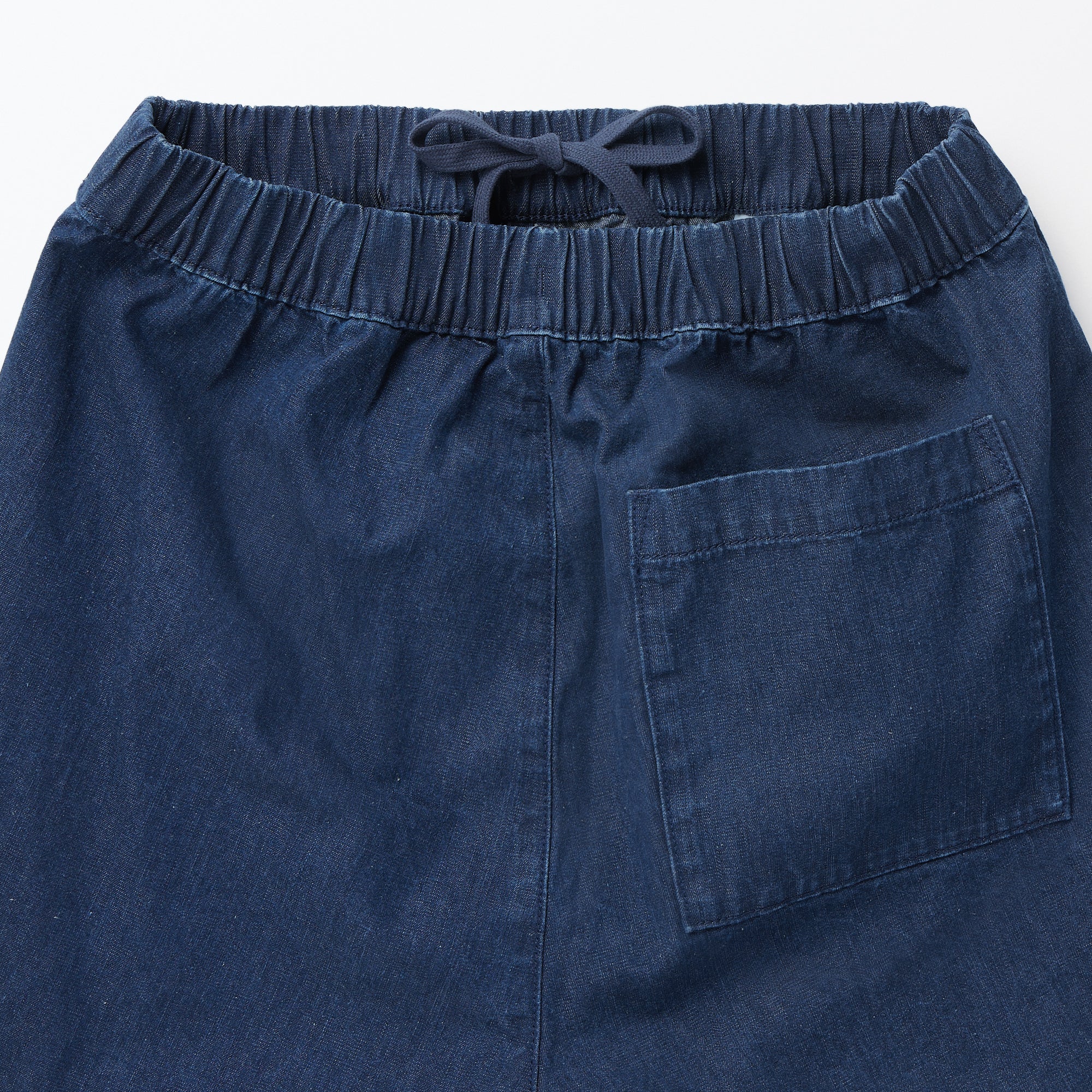 Women's Washed Denim Easy Tapered Pants - Image 9