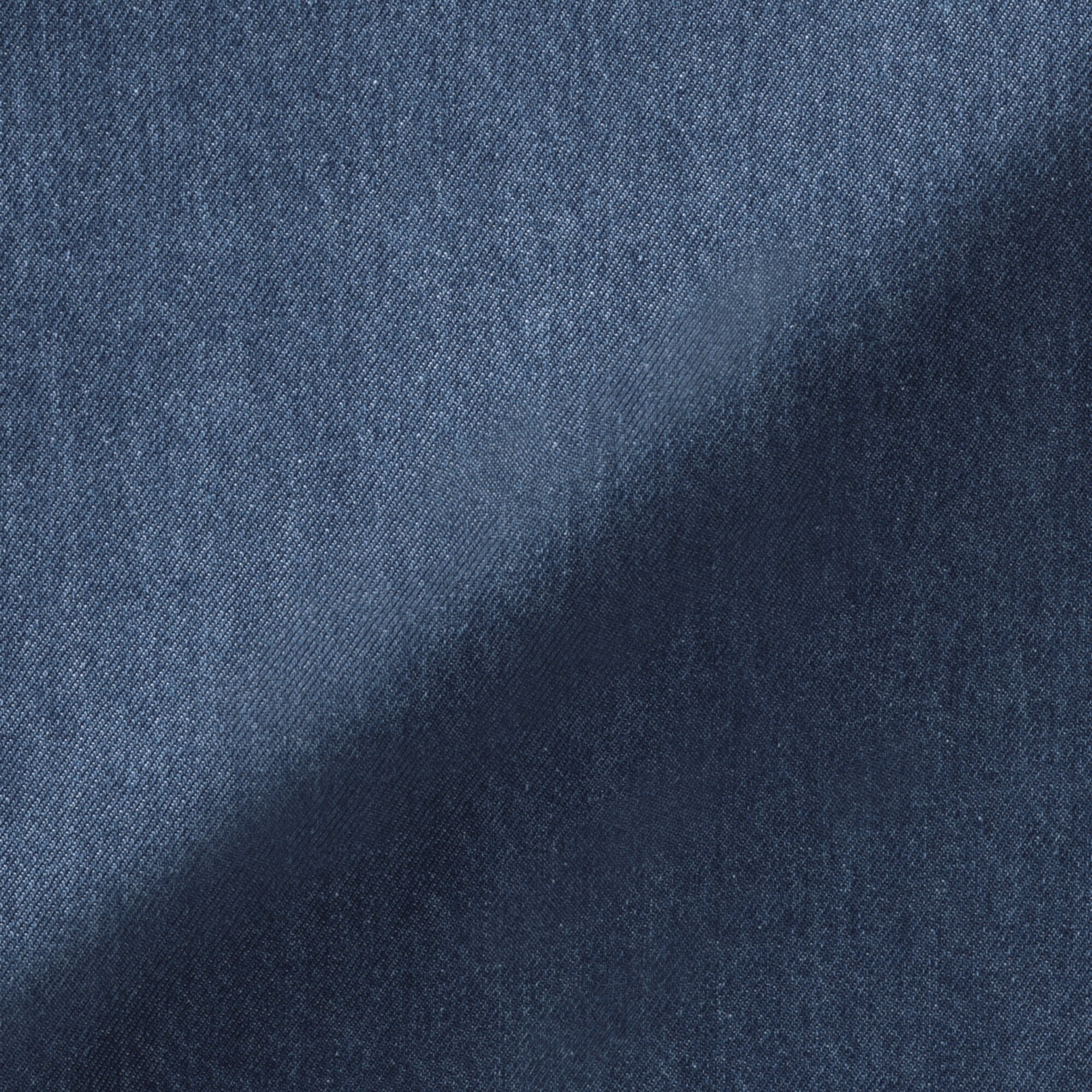 Washed Denim Easy Tapered Pants - Image 10