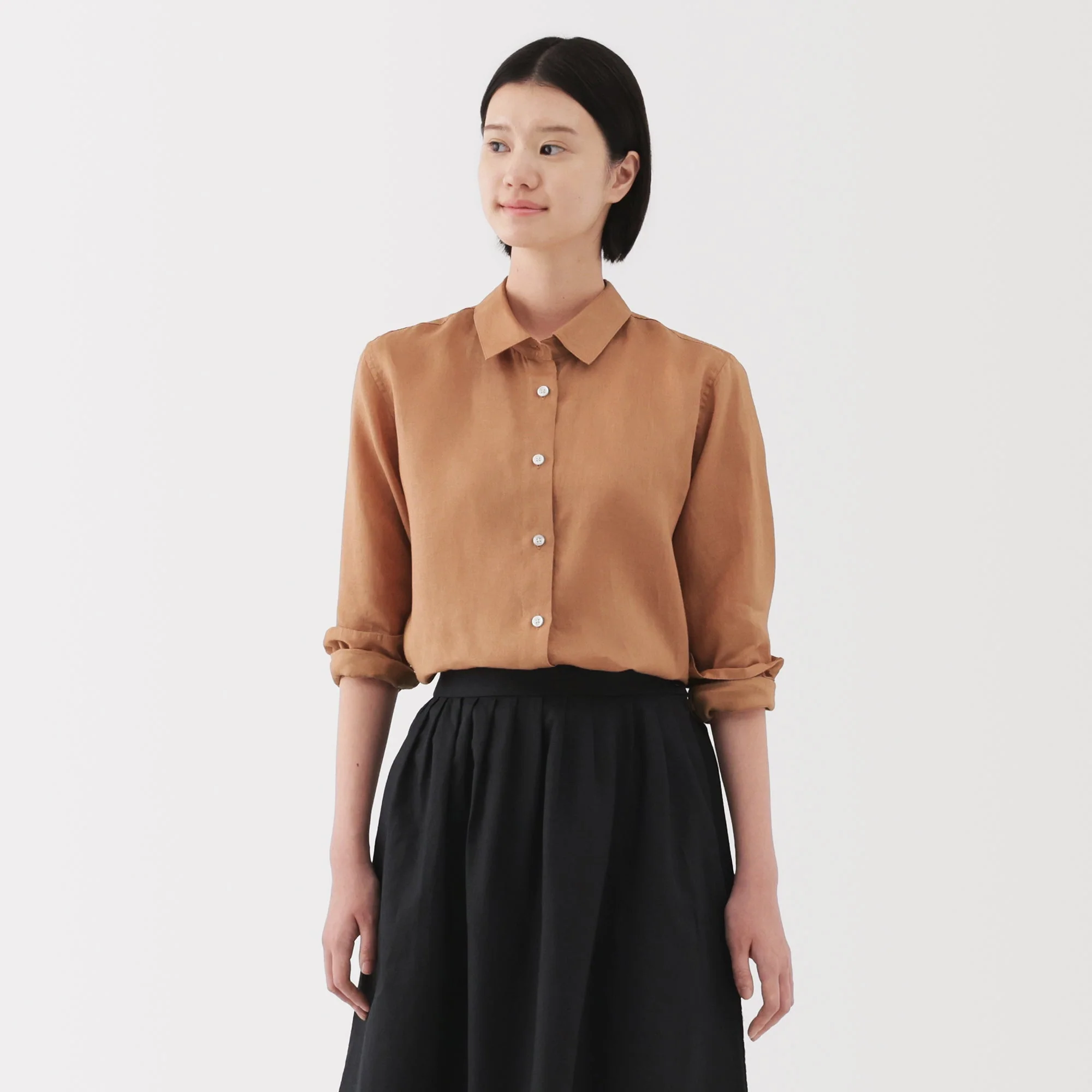 Women's Washed Linen Shirt - Image 29
