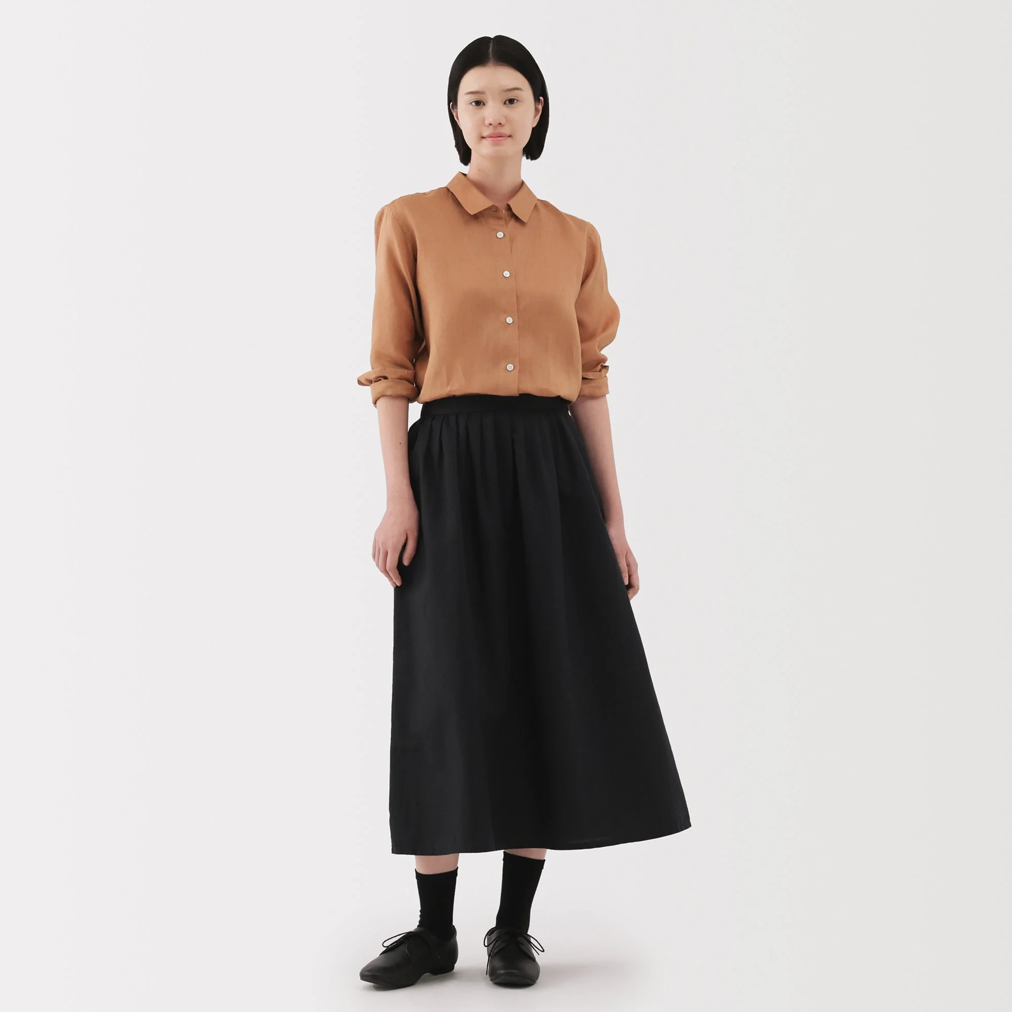Women's Washed Linen Shirt - Image 30