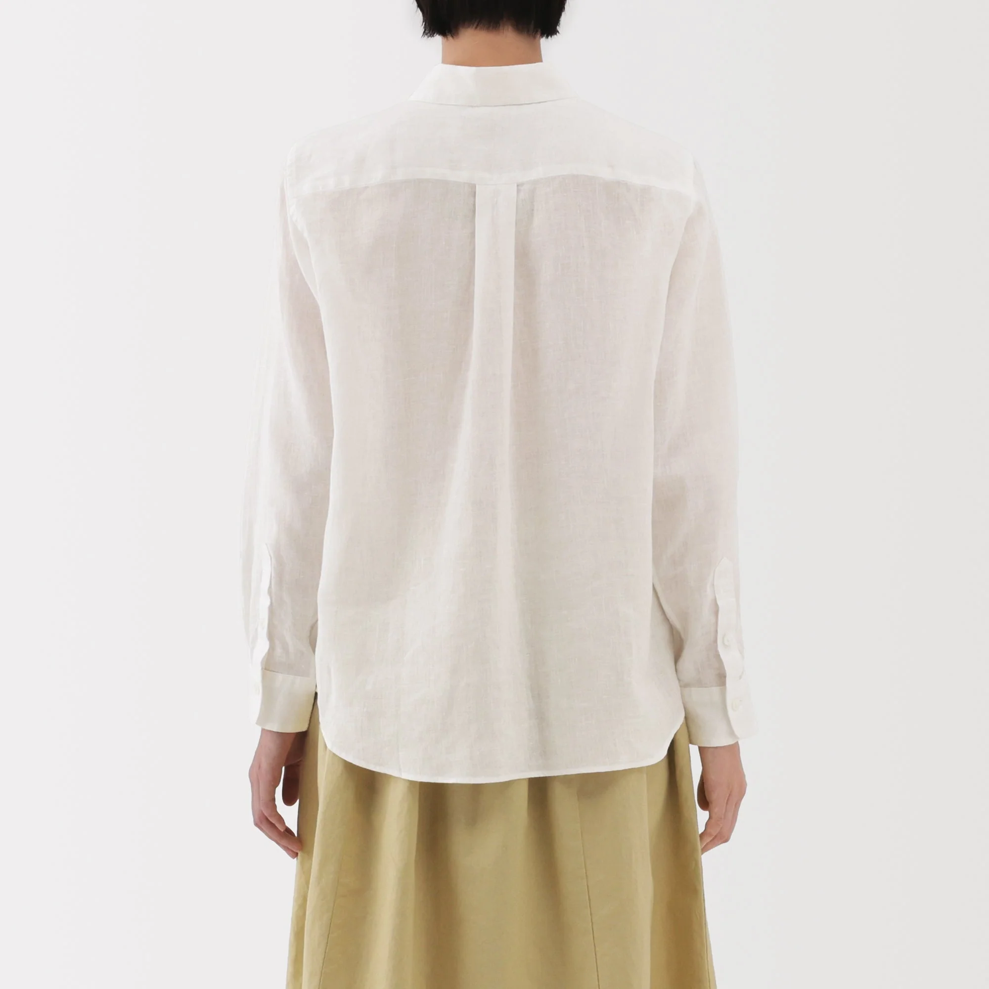 Women's Washed Linen Shirt - Image 6