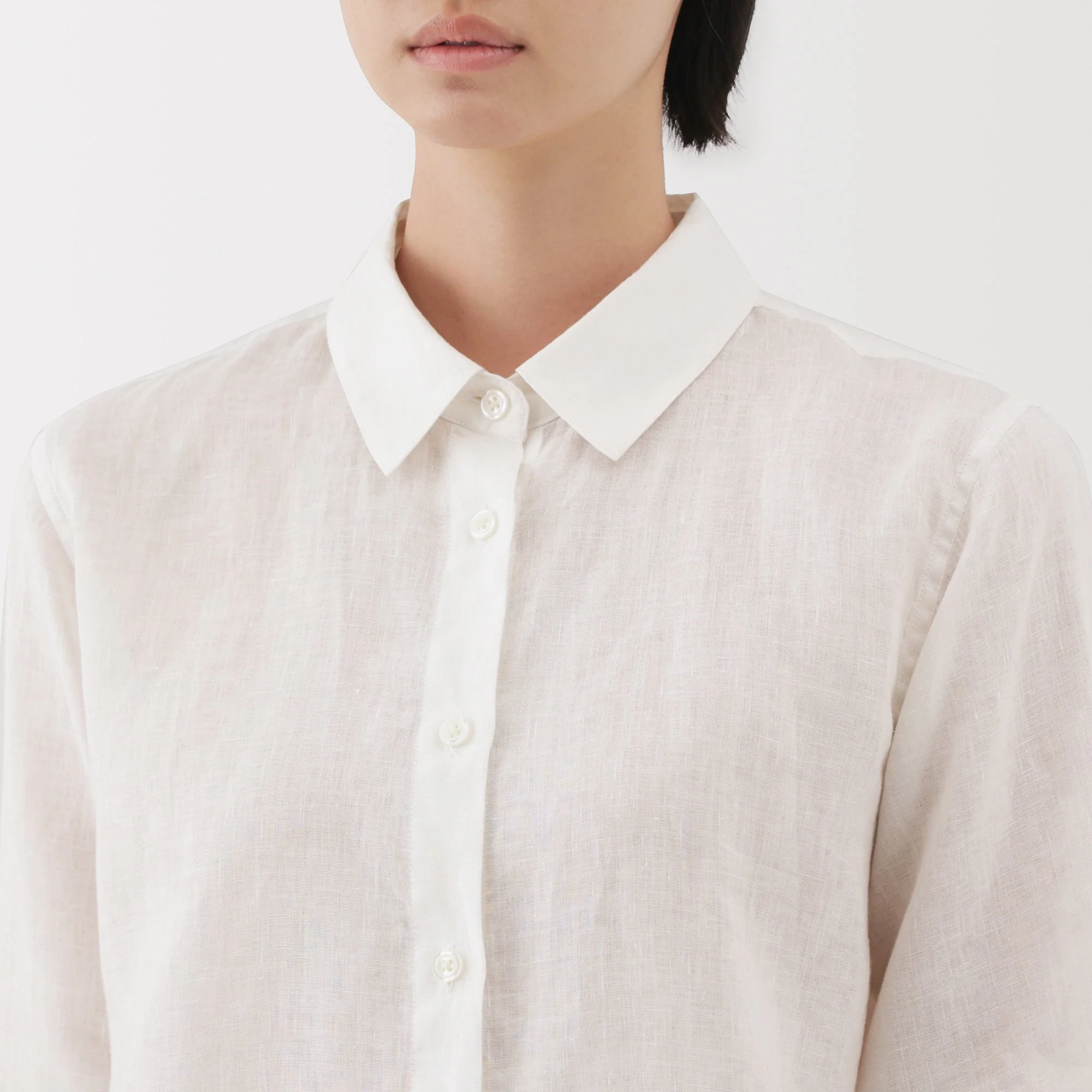 Women's Washed Linen Shirt - Image 7