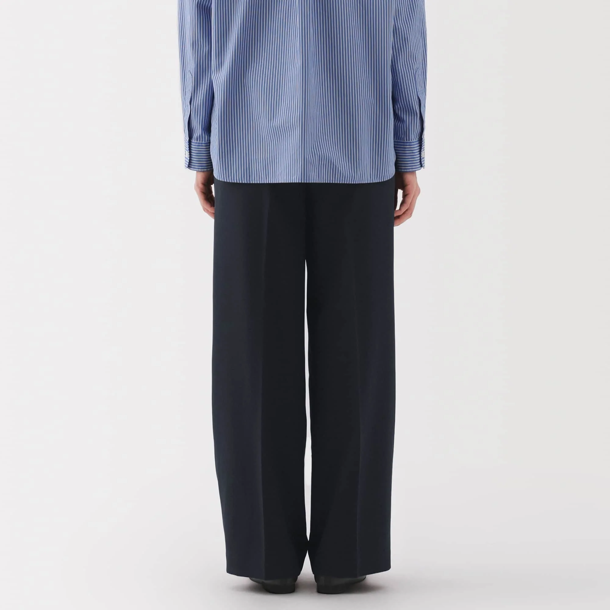 Women's Water Repellent Pleated Straight Pants - Image 36