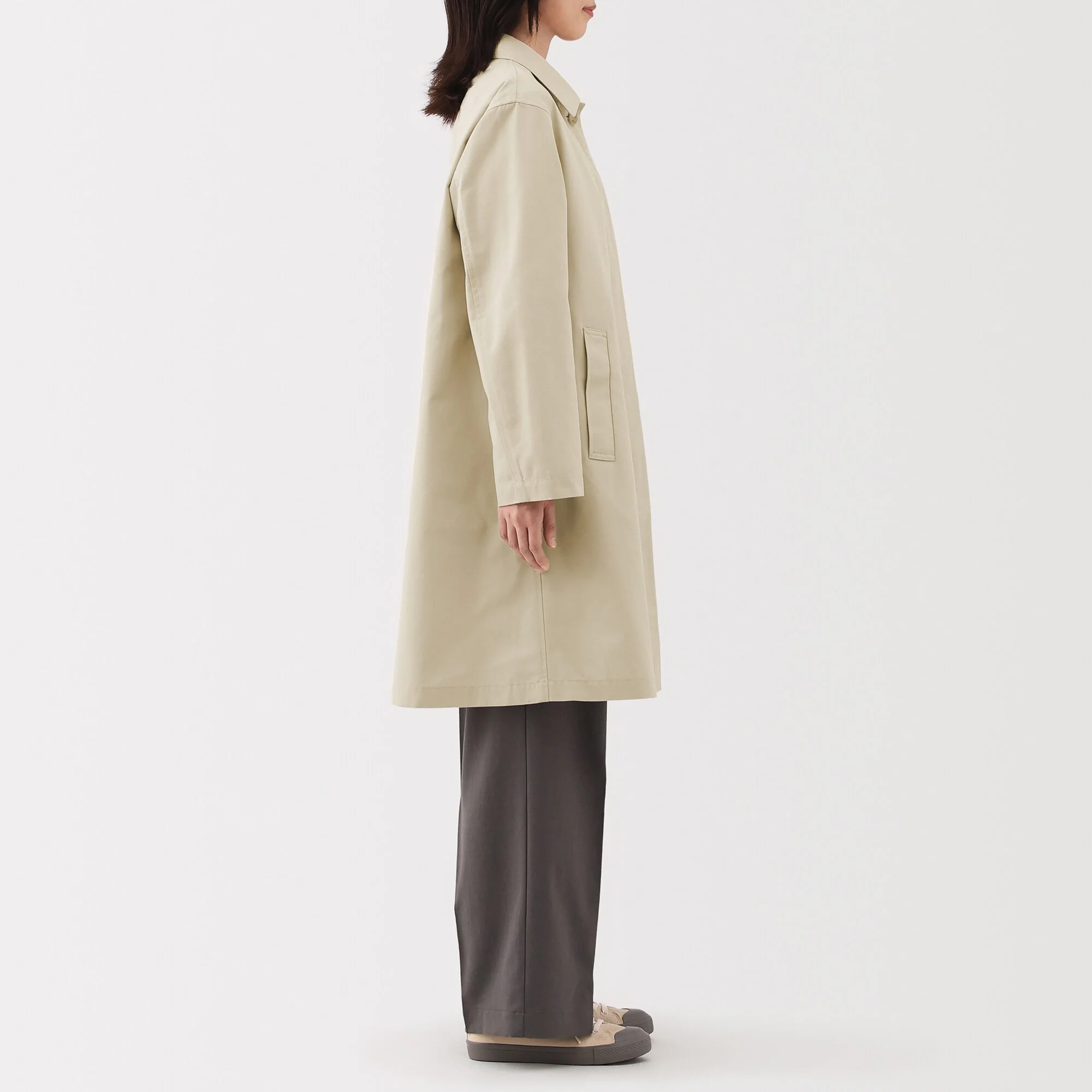 Women's Water Repellent Stand Fall Collar Coat - Image 15
