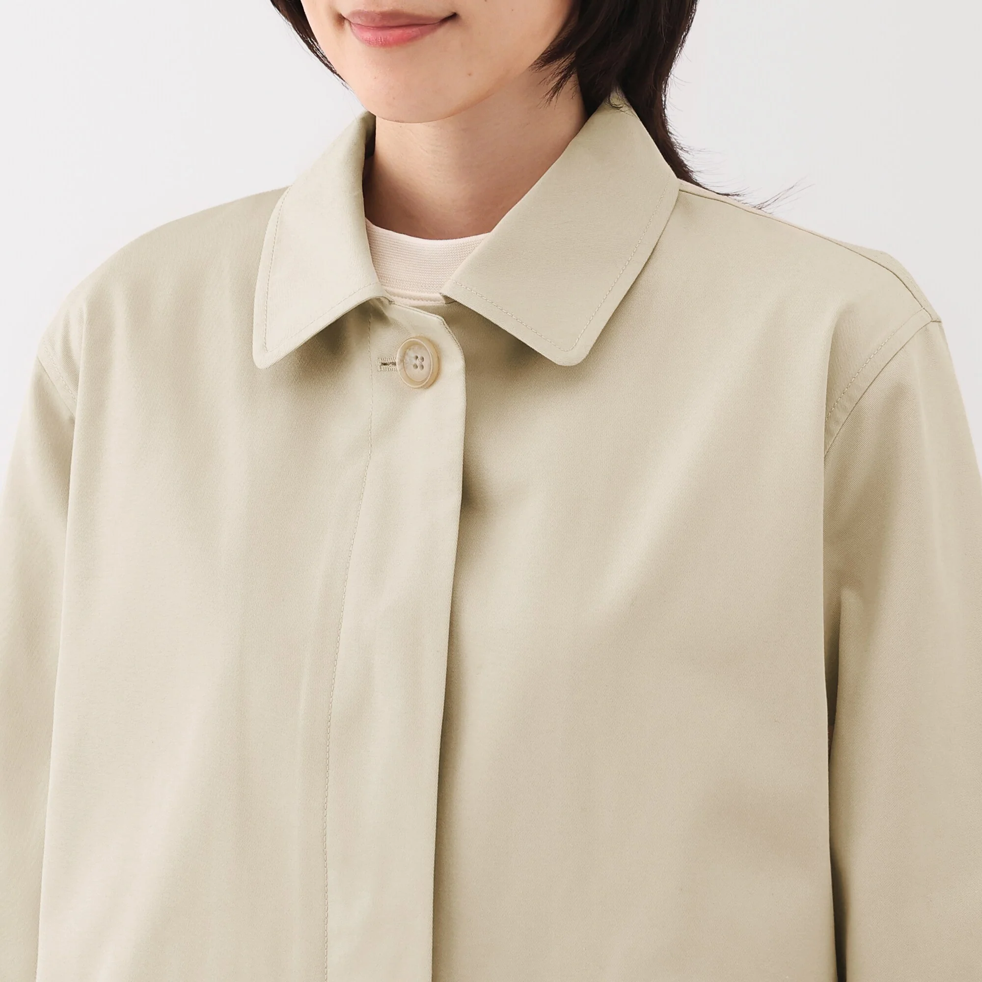 Women's Water Repellent Stand Fall Collar Coat - Image 17