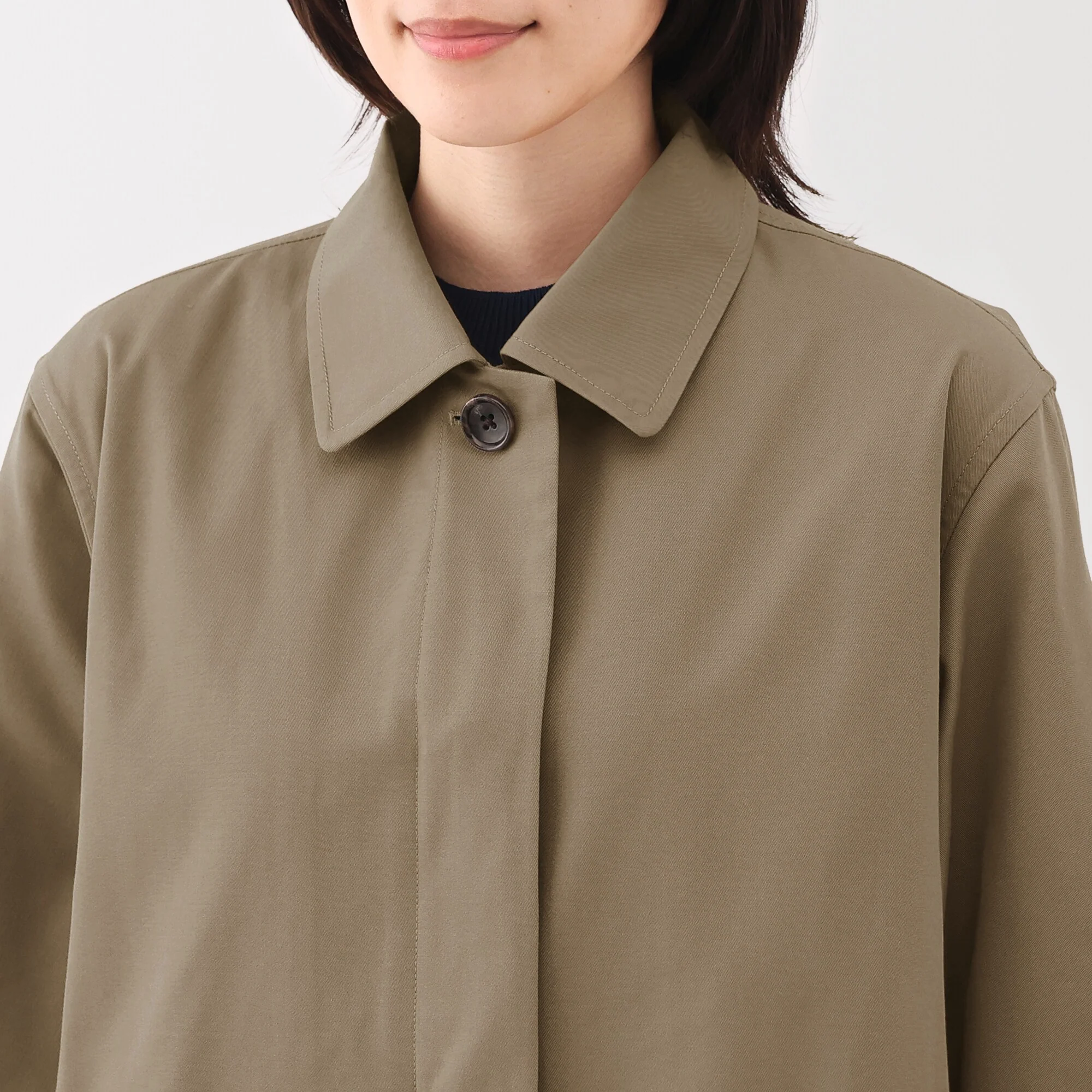 Women's Water Repellent Stand Fall Collar Coat - Image 27