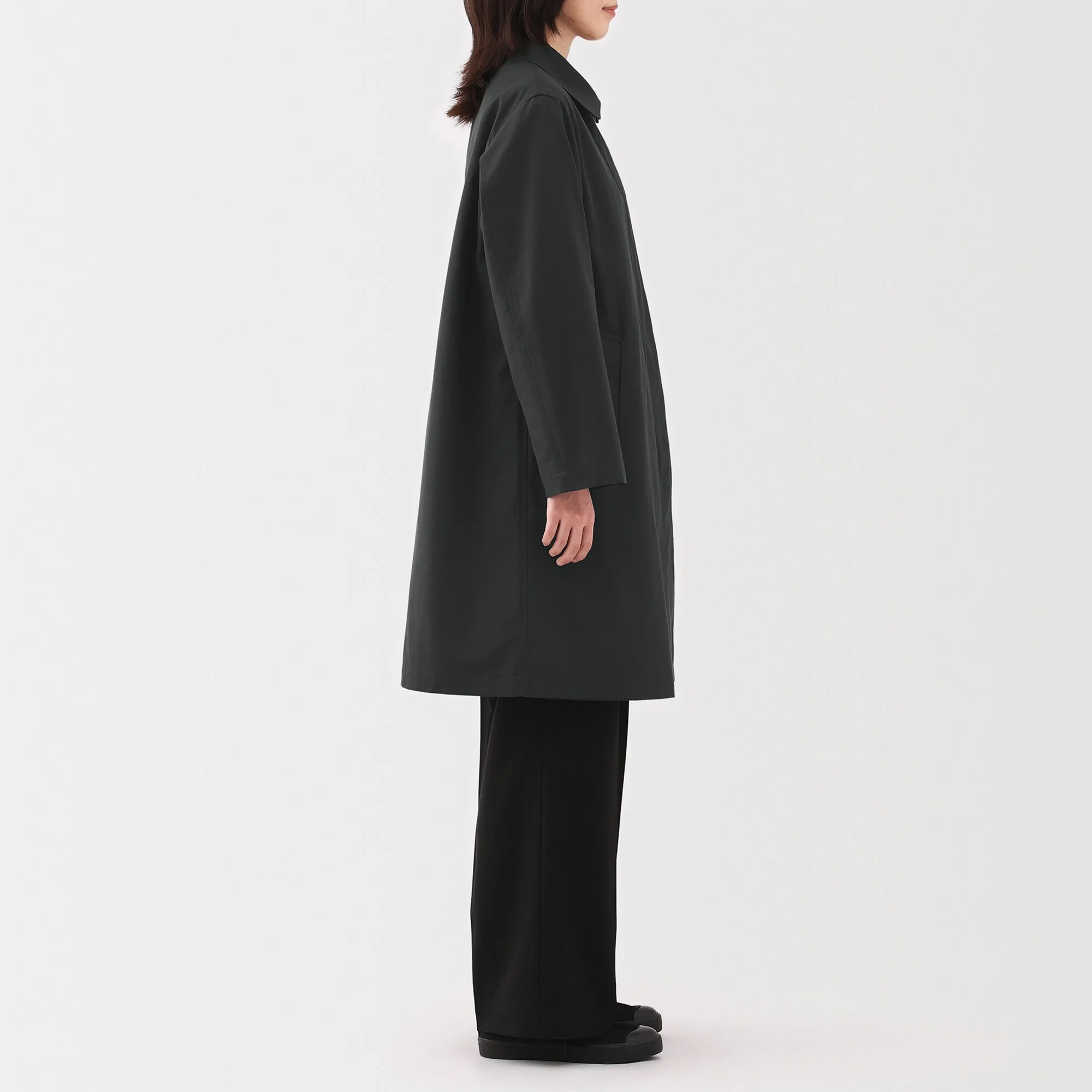 Women's Water Repellent Stand Fall Collar Coat - Image 5