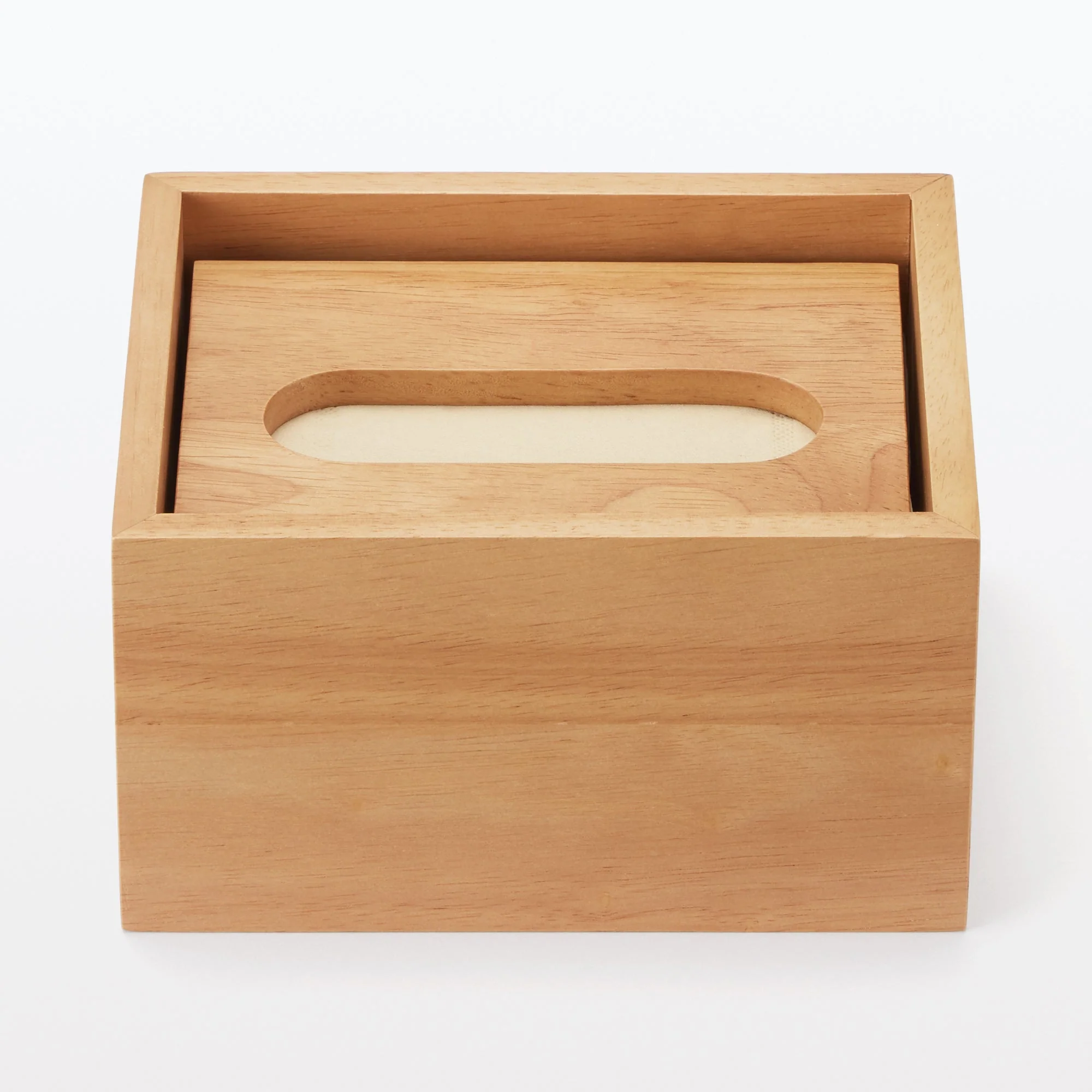 Wooden Tissue Holder for Tabletop Tissue - Image 2