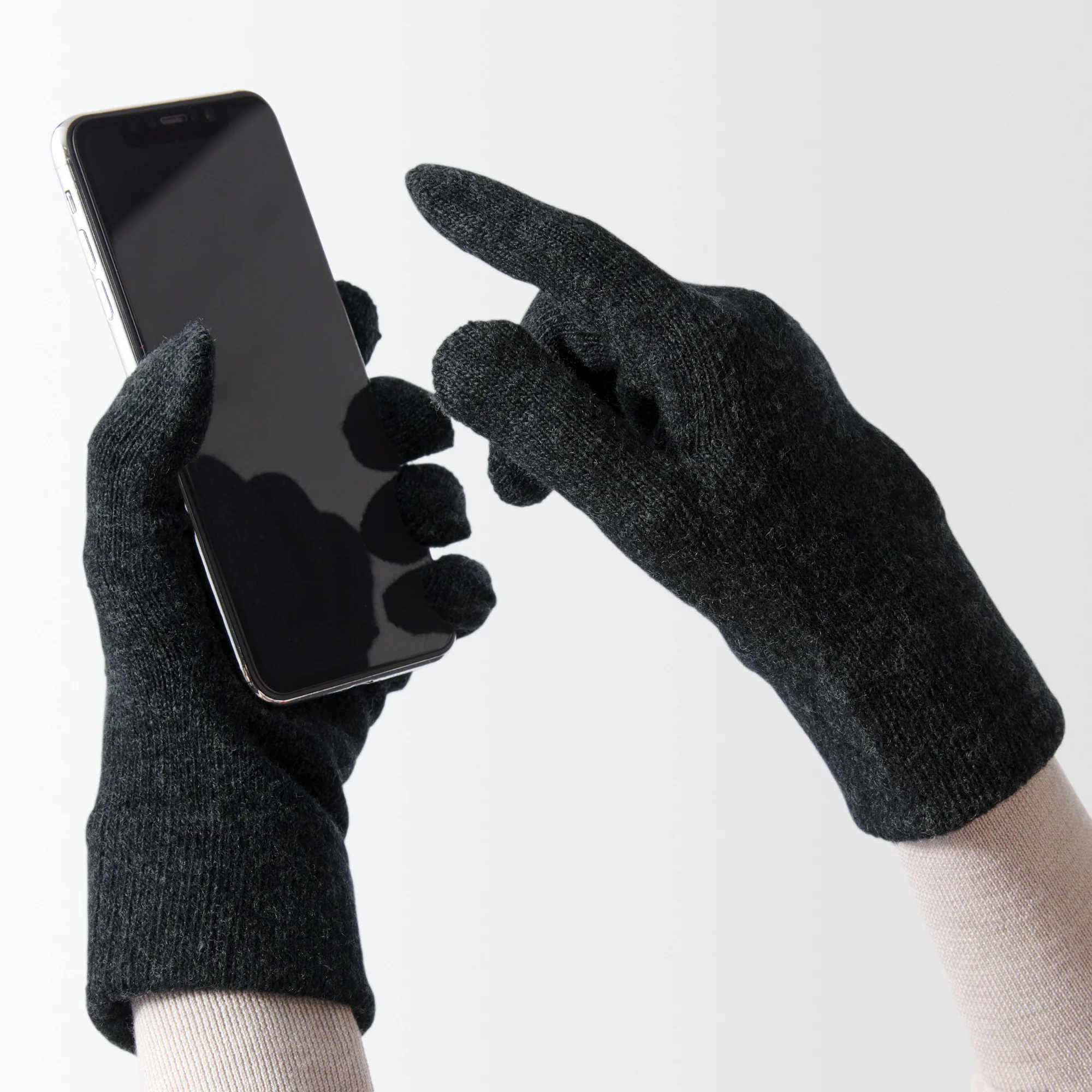 Wool Blend Touchscreen Gloves - Image 3