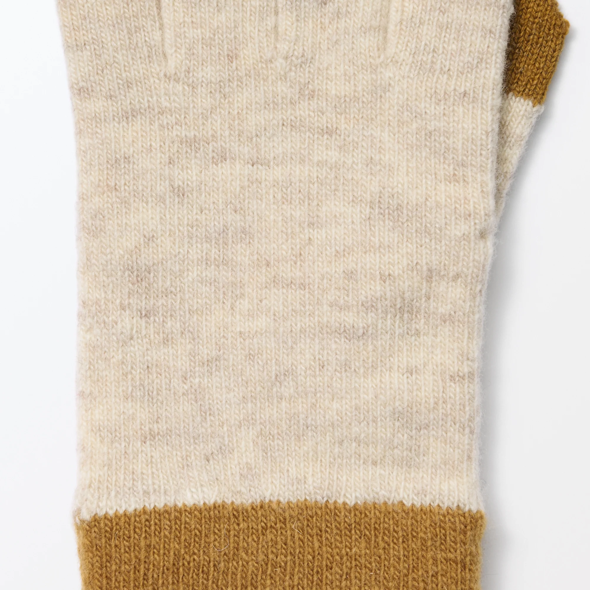 Wool Blend Touchscreen Bicolor Gloves - Image 5
