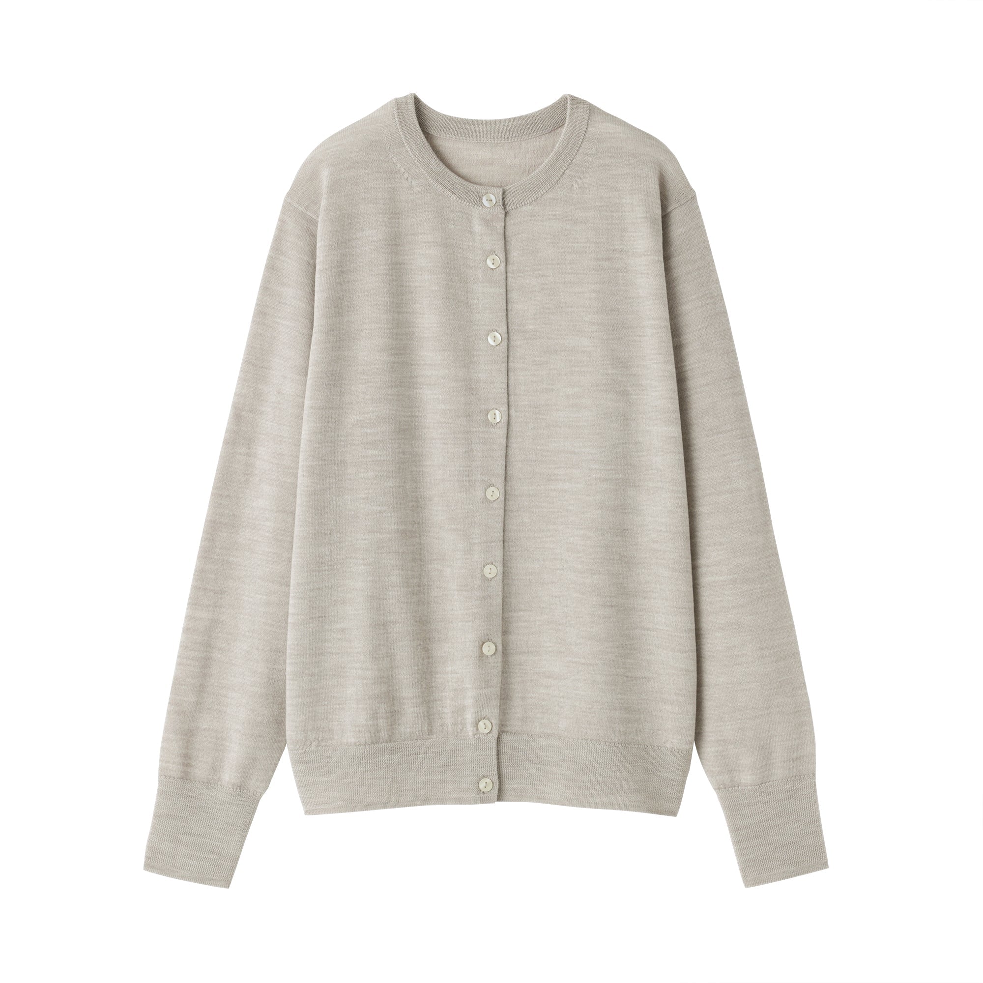 Wool Crewneck Cardigan - Image 16