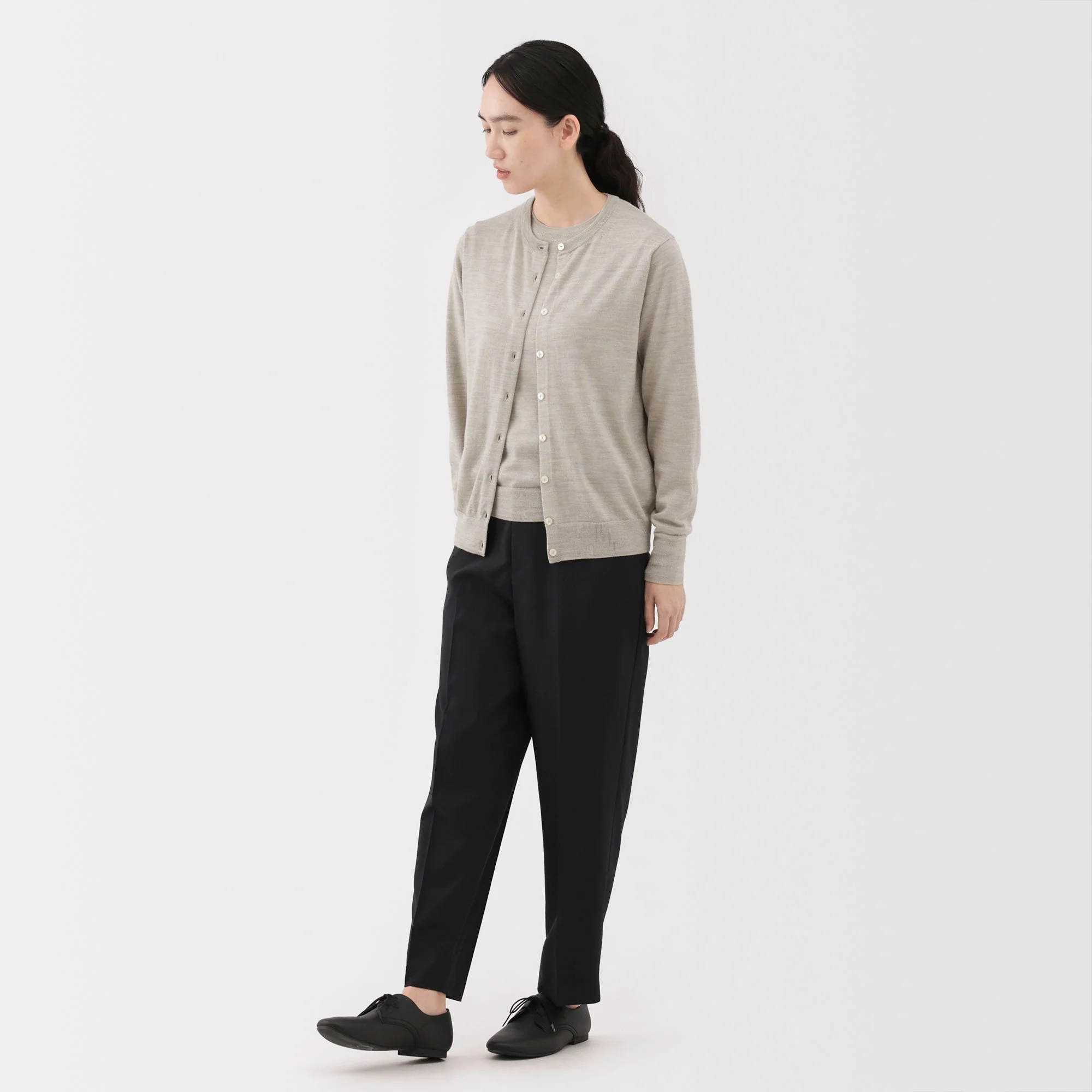 Wool Crewneck Cardigan - Image 18
