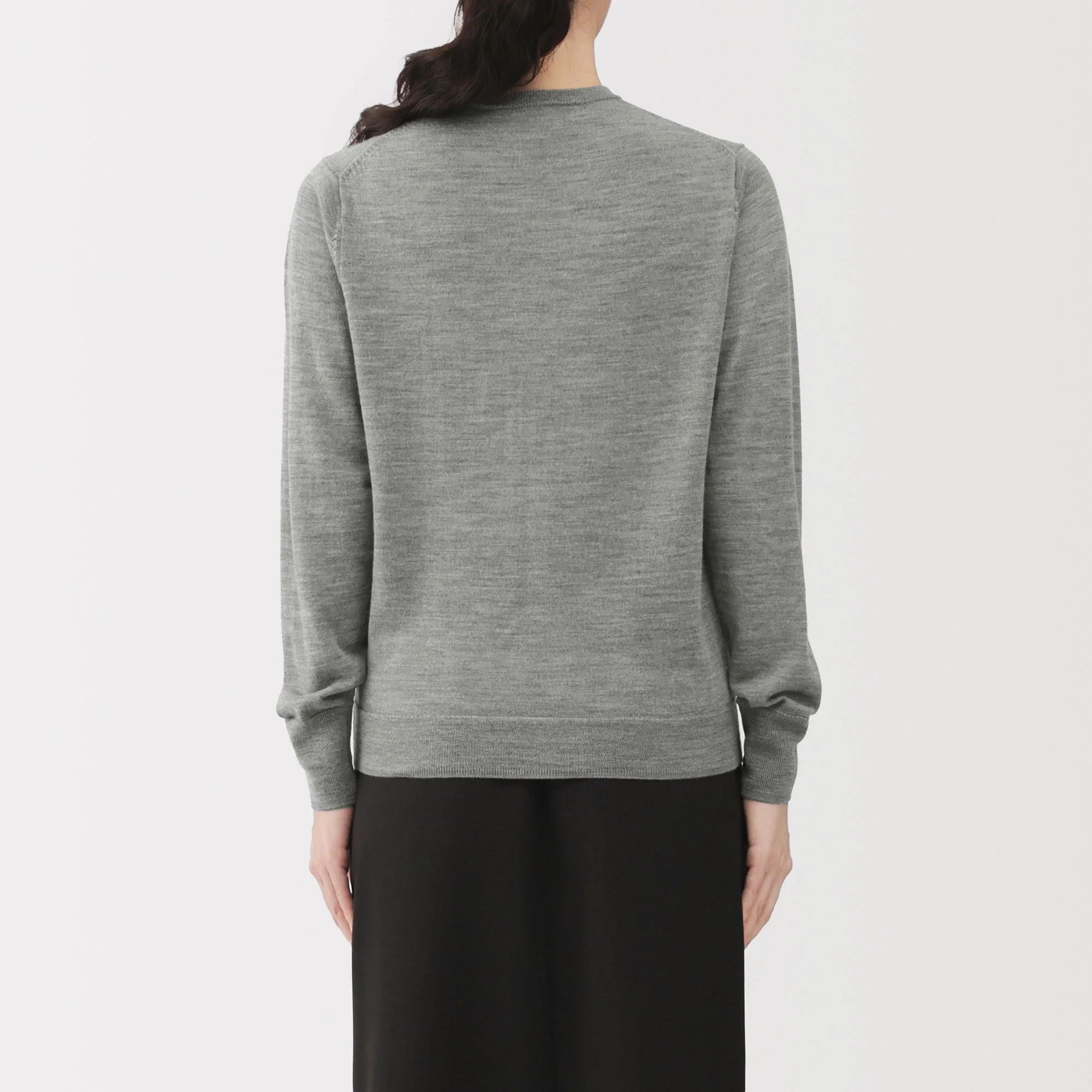 Wool Crewneck Cardigan - Image 27