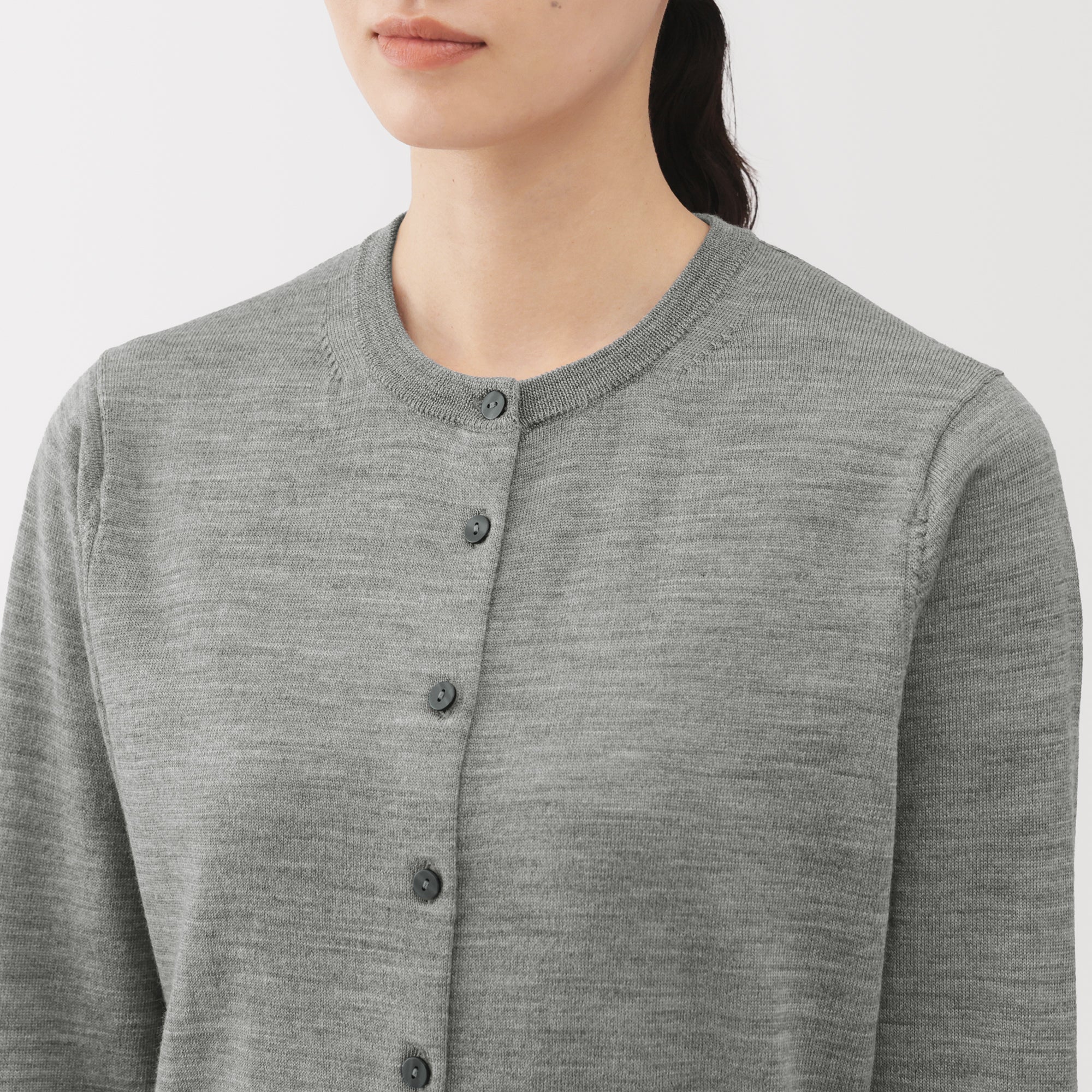 Wool Crewneck Cardigan - Image 28