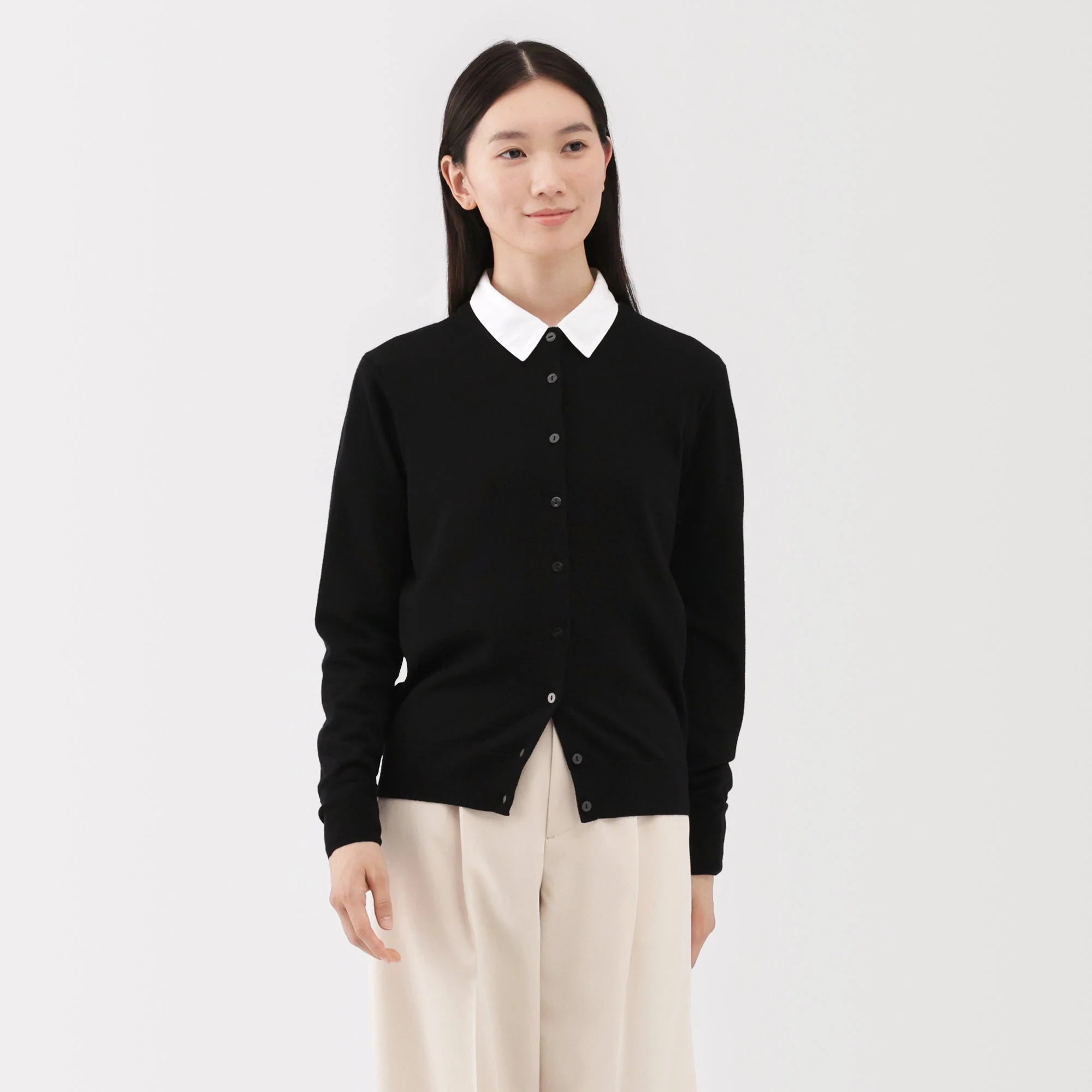 Wool Crewneck Cardigan - Image 38