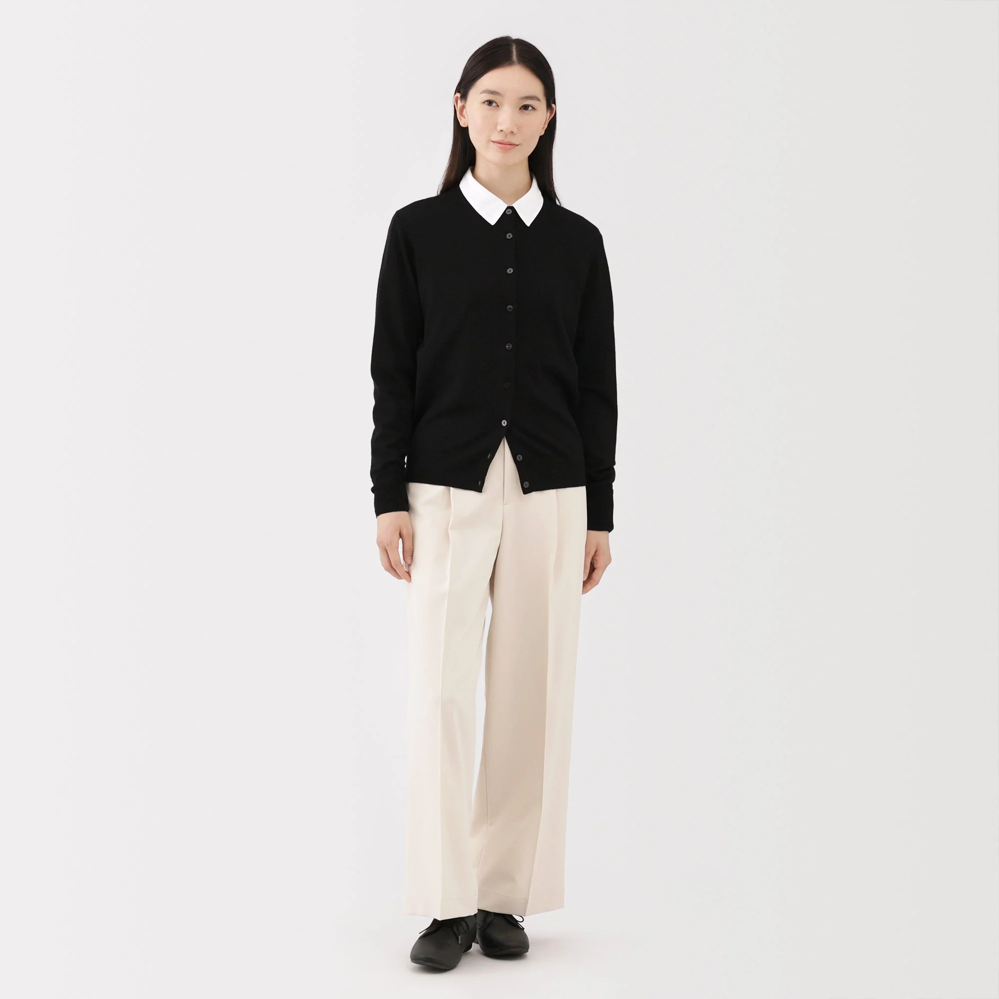 Wool Crewneck Cardigan - Image 39