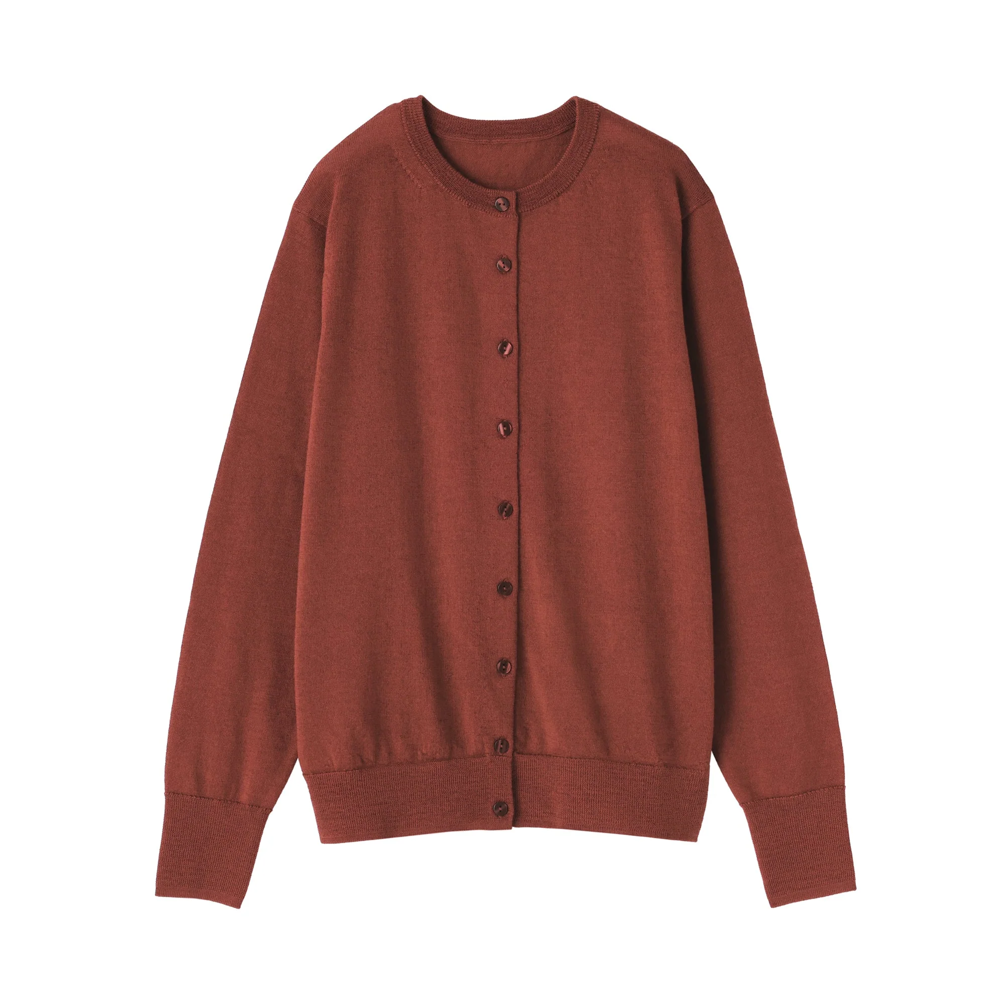 Wool Crewneck Cardigan - Image 9