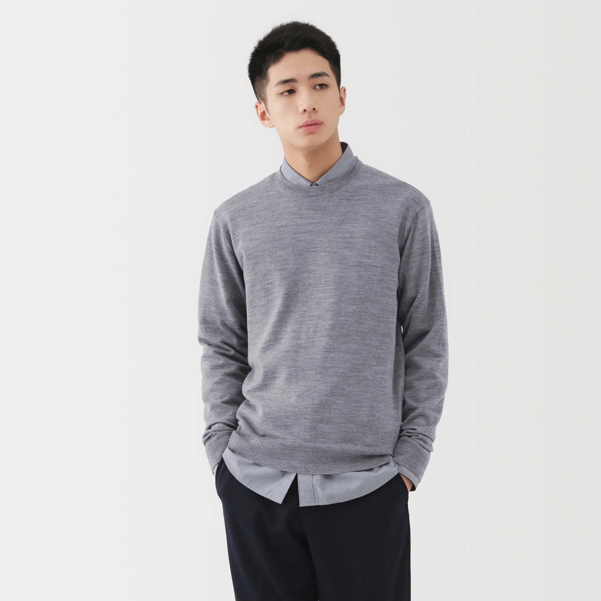 Wool Crewneck Sweater - Image 3
