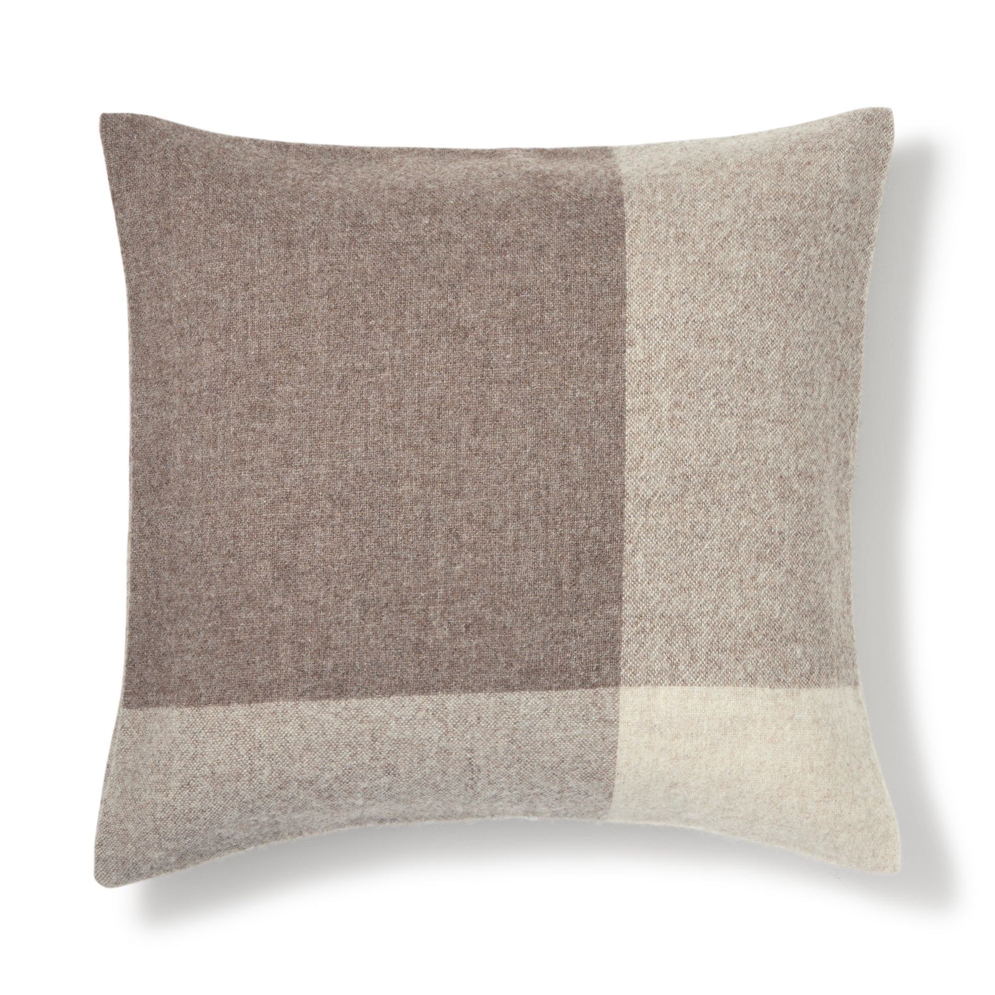 Wool Cushion Cover - Check - 16.9 x 16.9" - Image 4