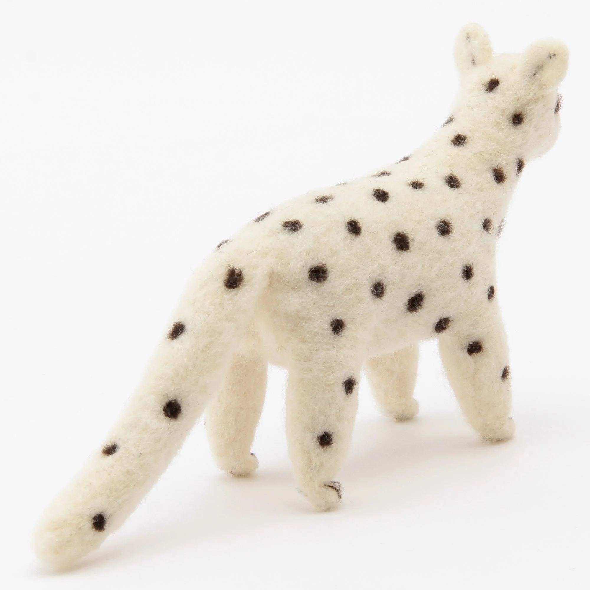 Wool Felt Animal - Snow Leopard - Image 3