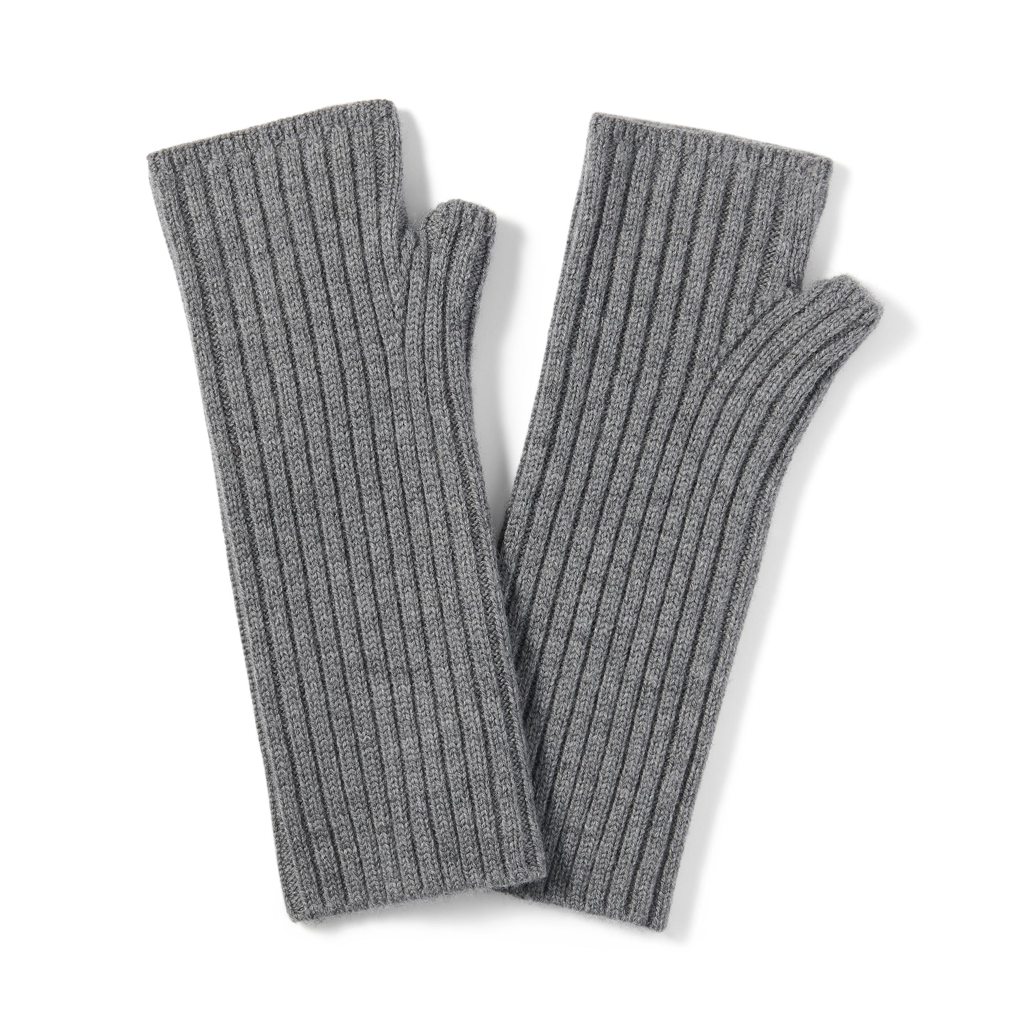 Wool Rib Knit Arm Warmers - Image 5
