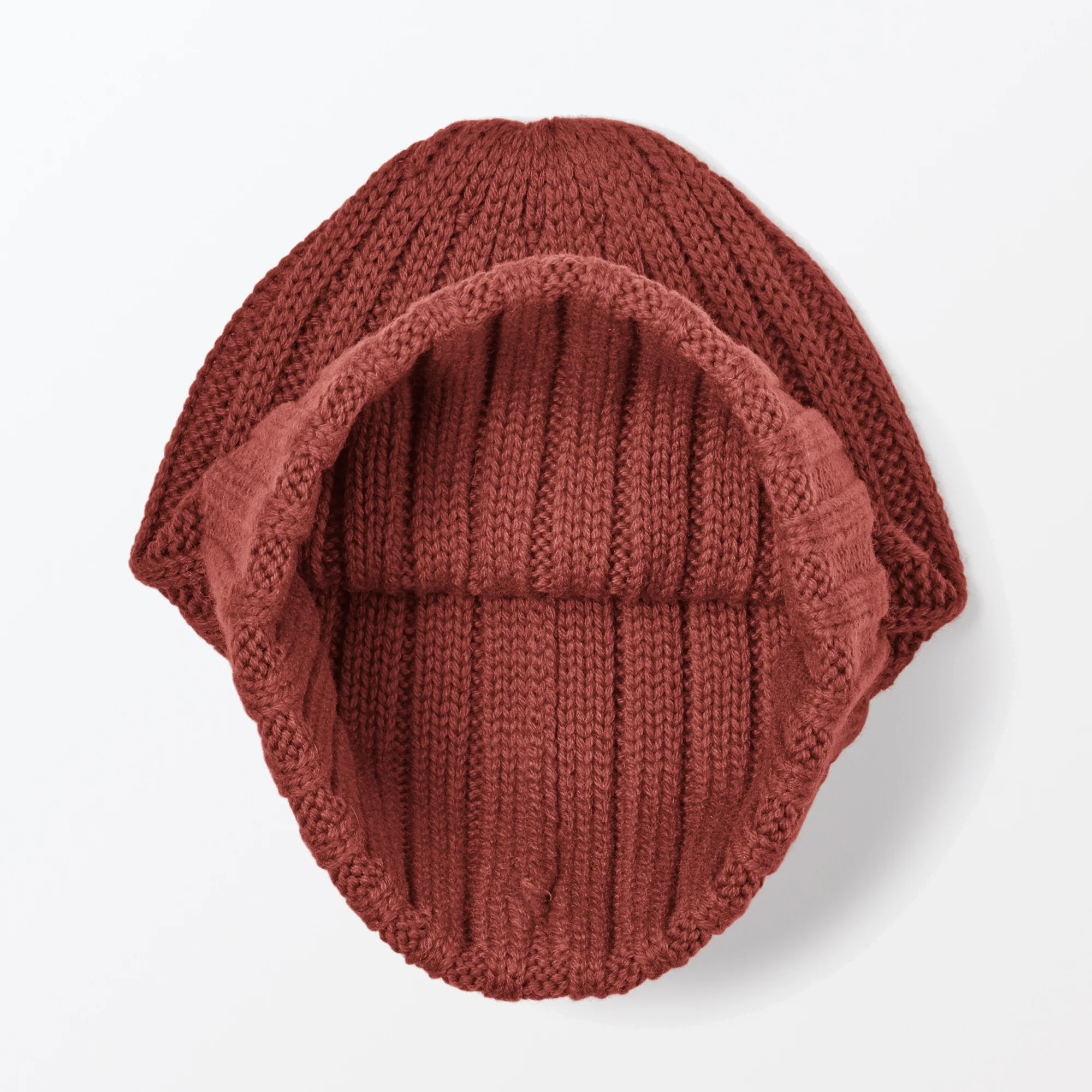 Wool Ribbed Beanie - Image 3