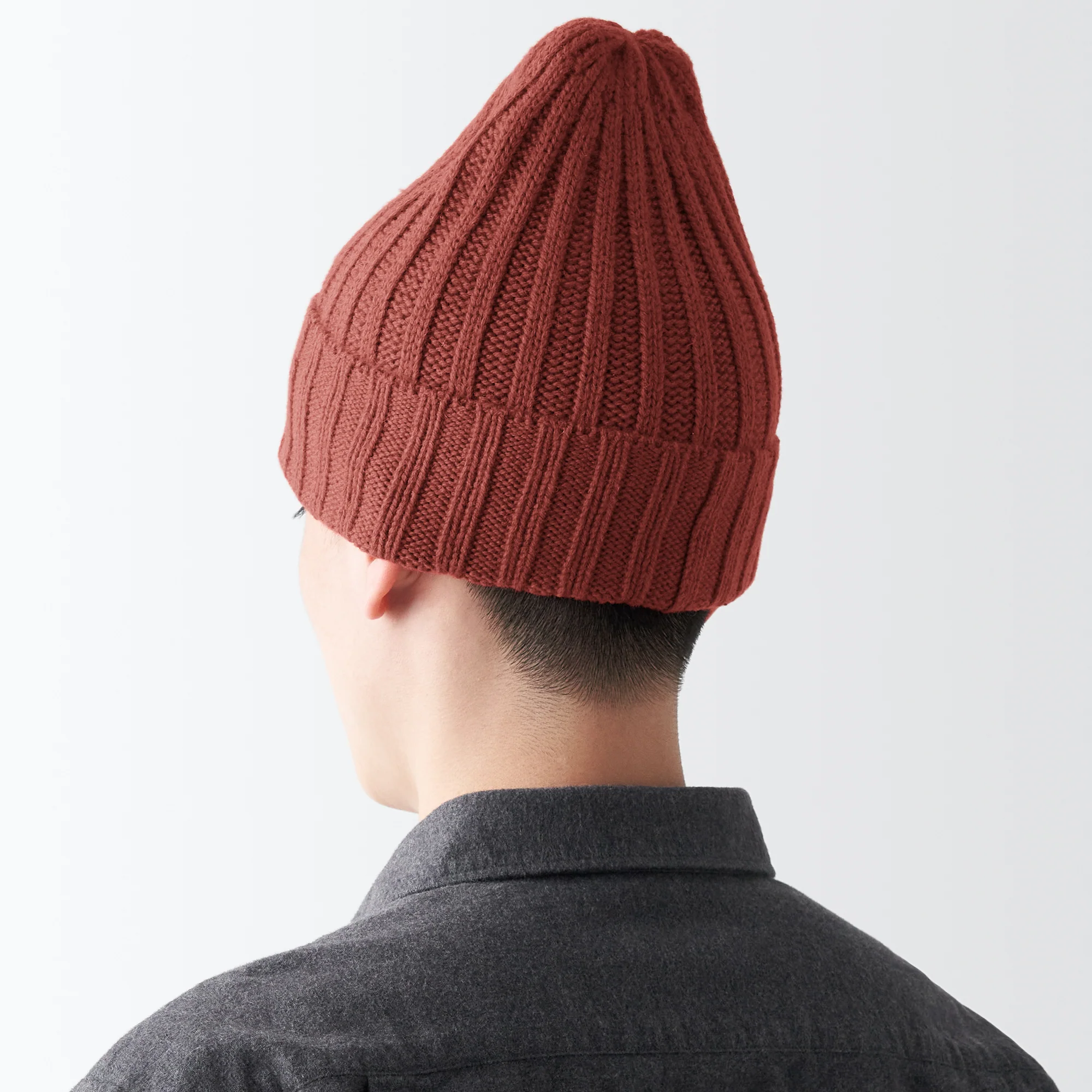 Wool Ribbed Beanie - Image 6