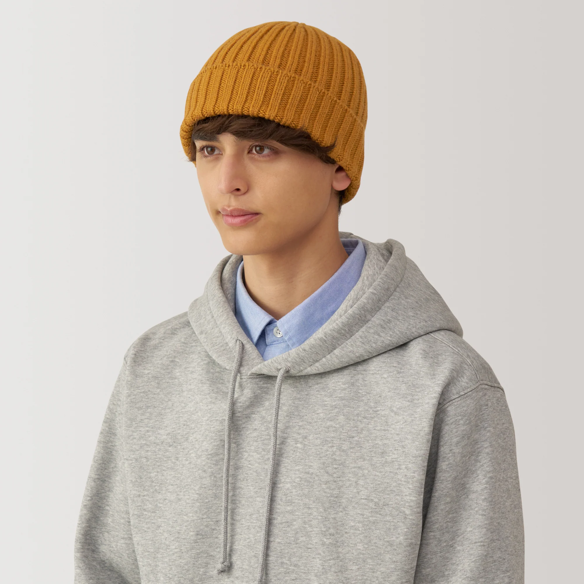 Wool Ribbed Beanie