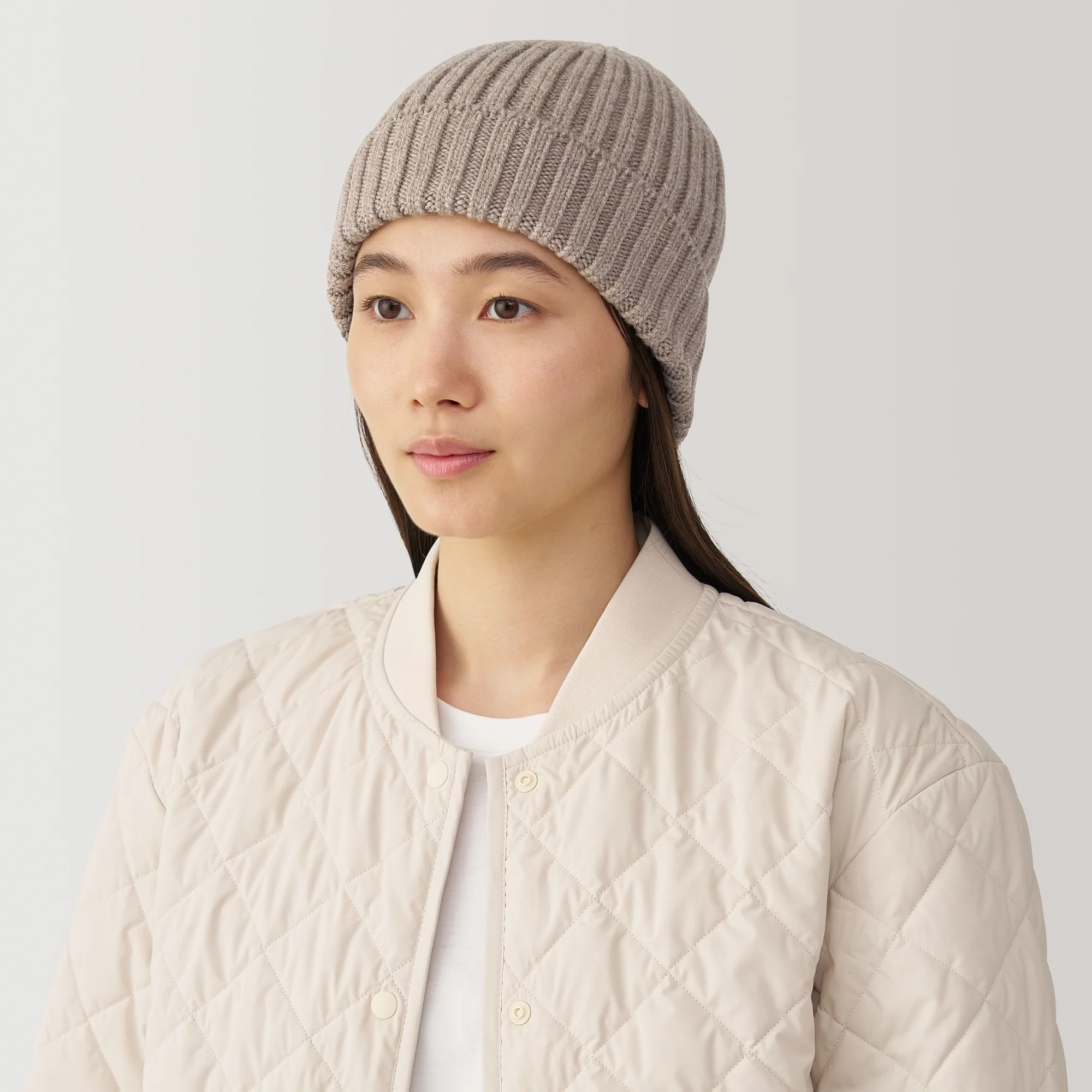 Wool Ribbed Beanie - Image 9