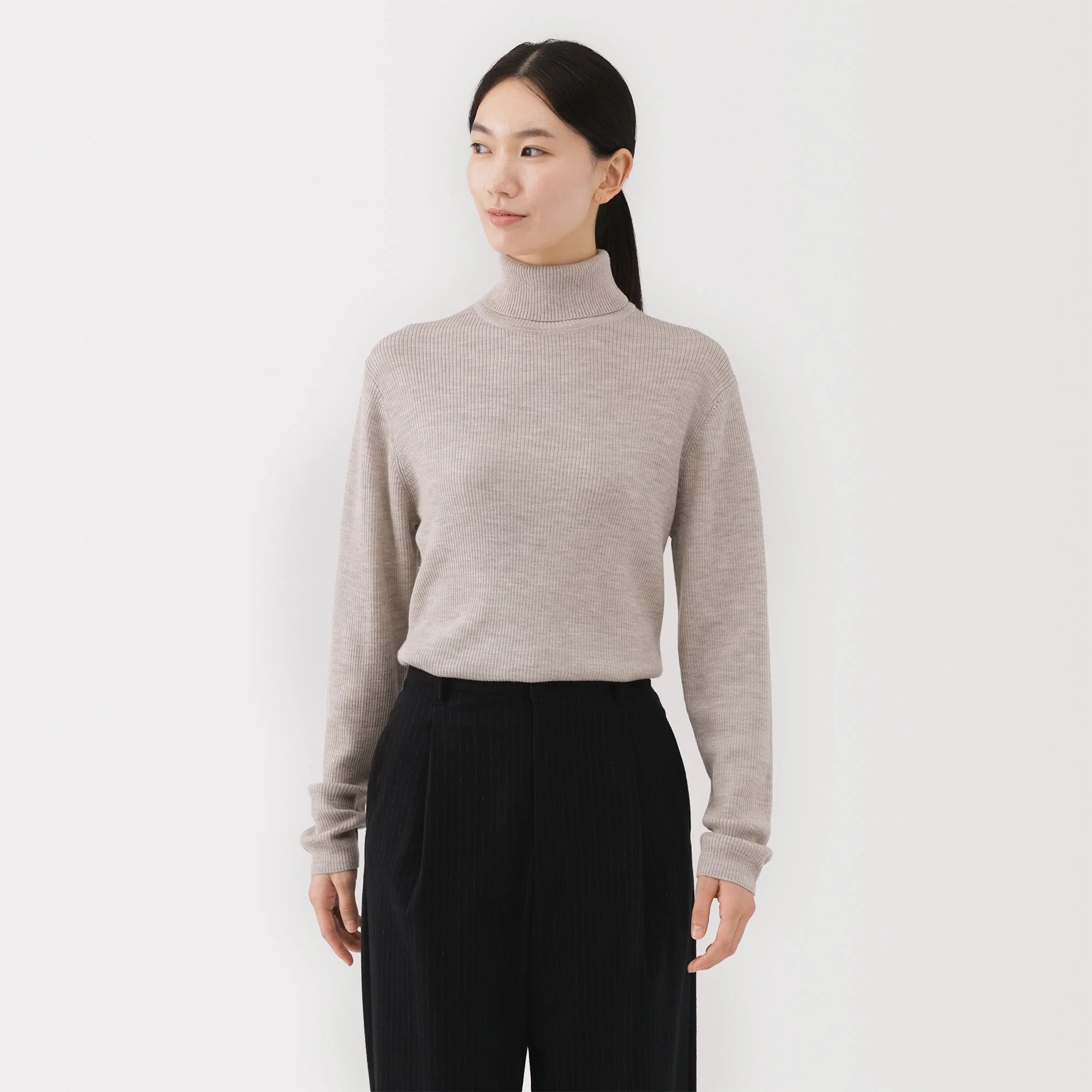Wool Turtleneck Sweater - Image 39