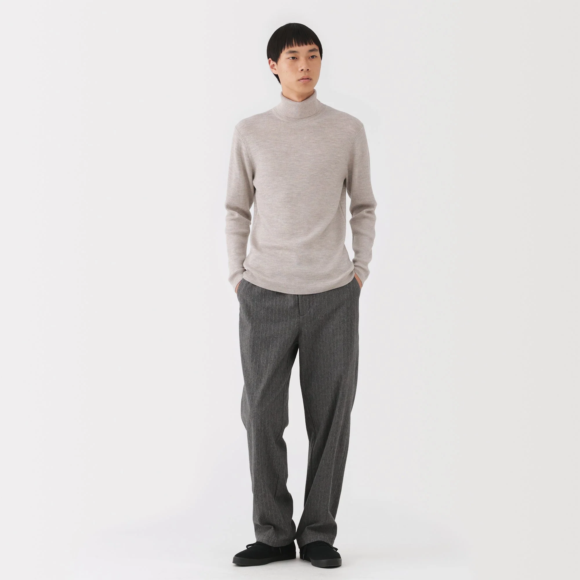 Wool Turtleneck Sweater - Image 40