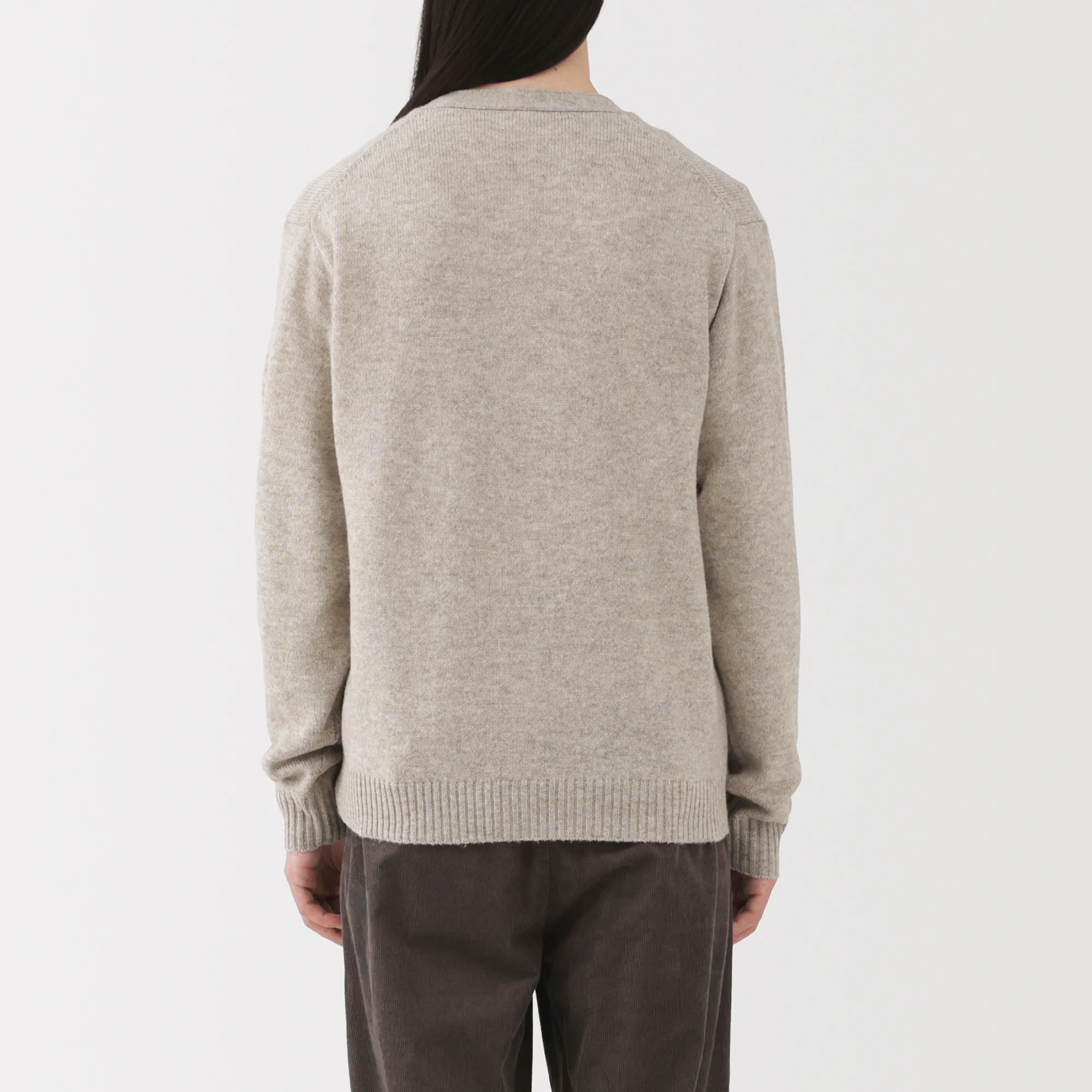 Wool V-Neck Cardigan - Image 14
