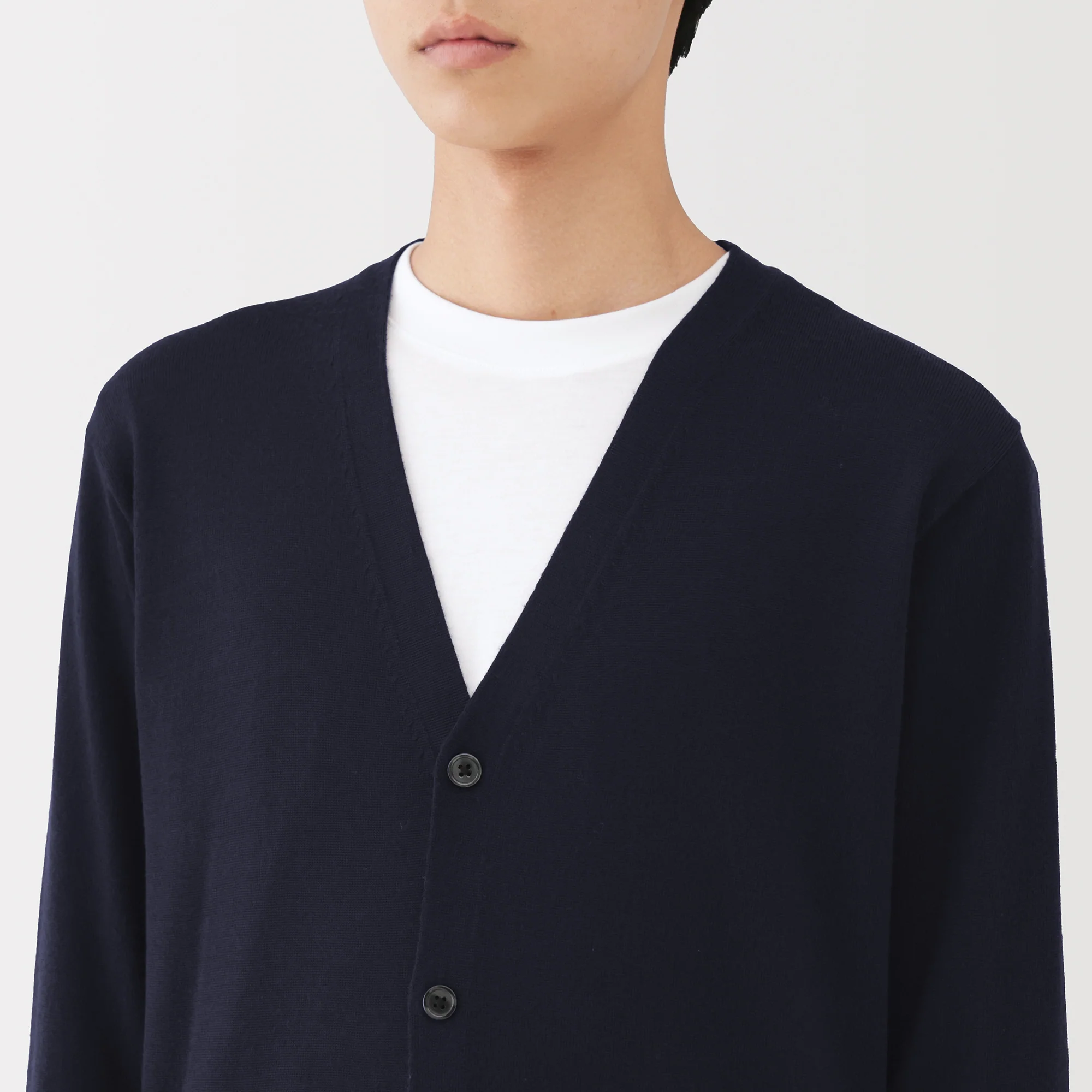 Wool V-Neck Cardigan - Image 28