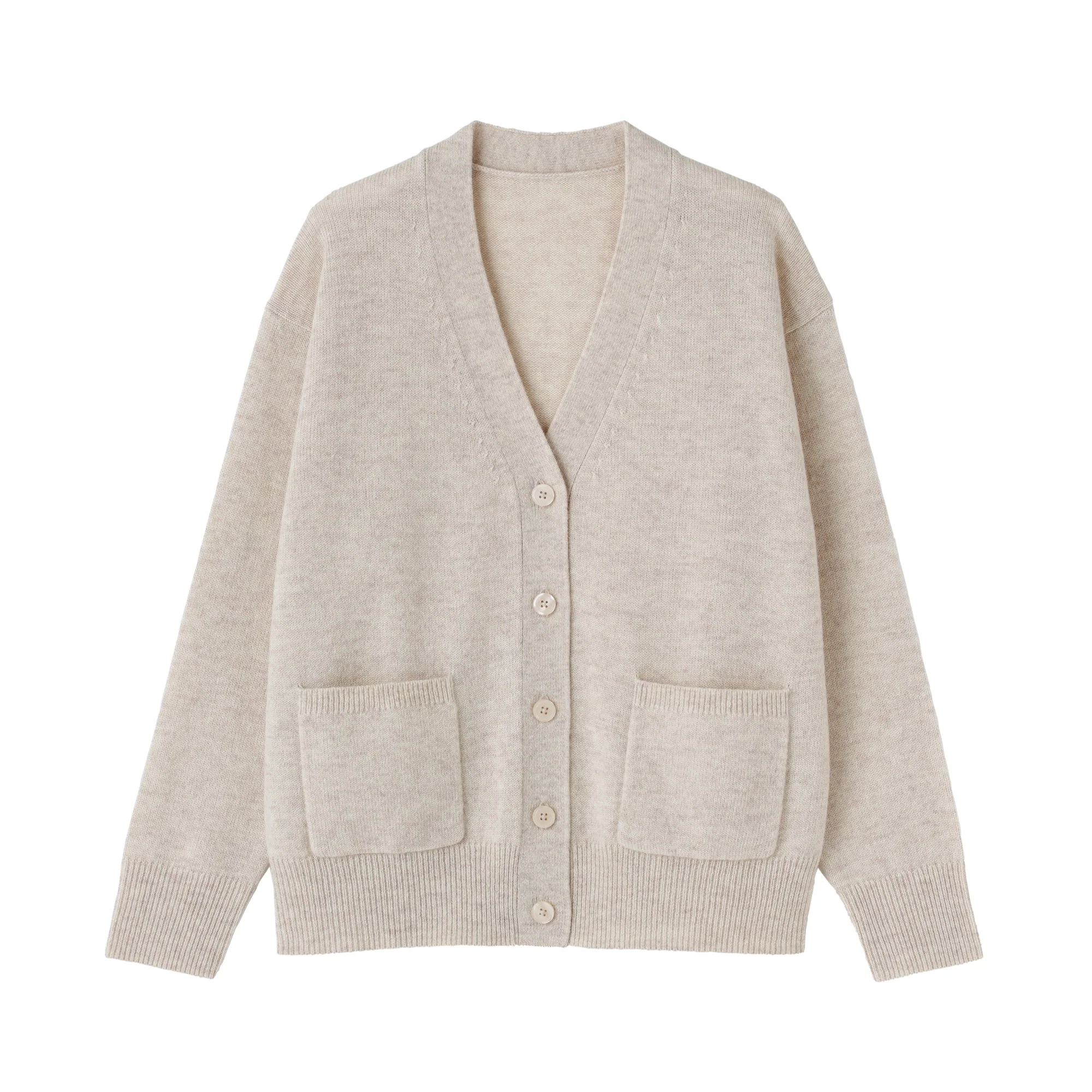Wool V-Neck Cardigan - Image 26
