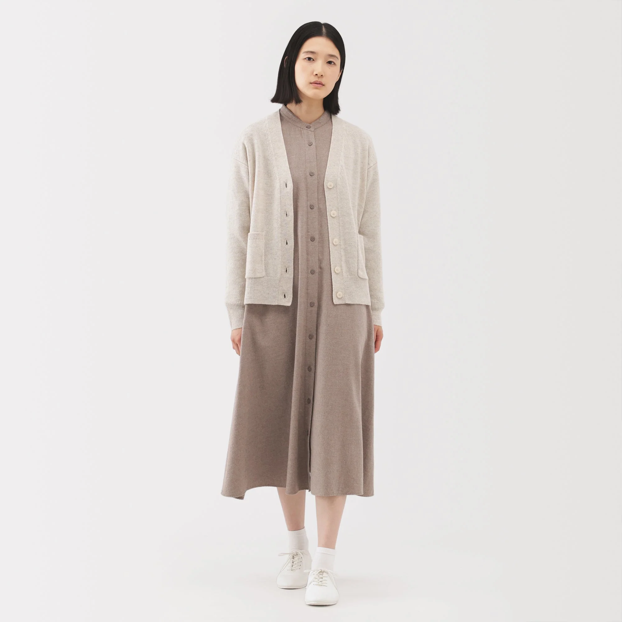 Wool V-Neck Cardigan - Image 28