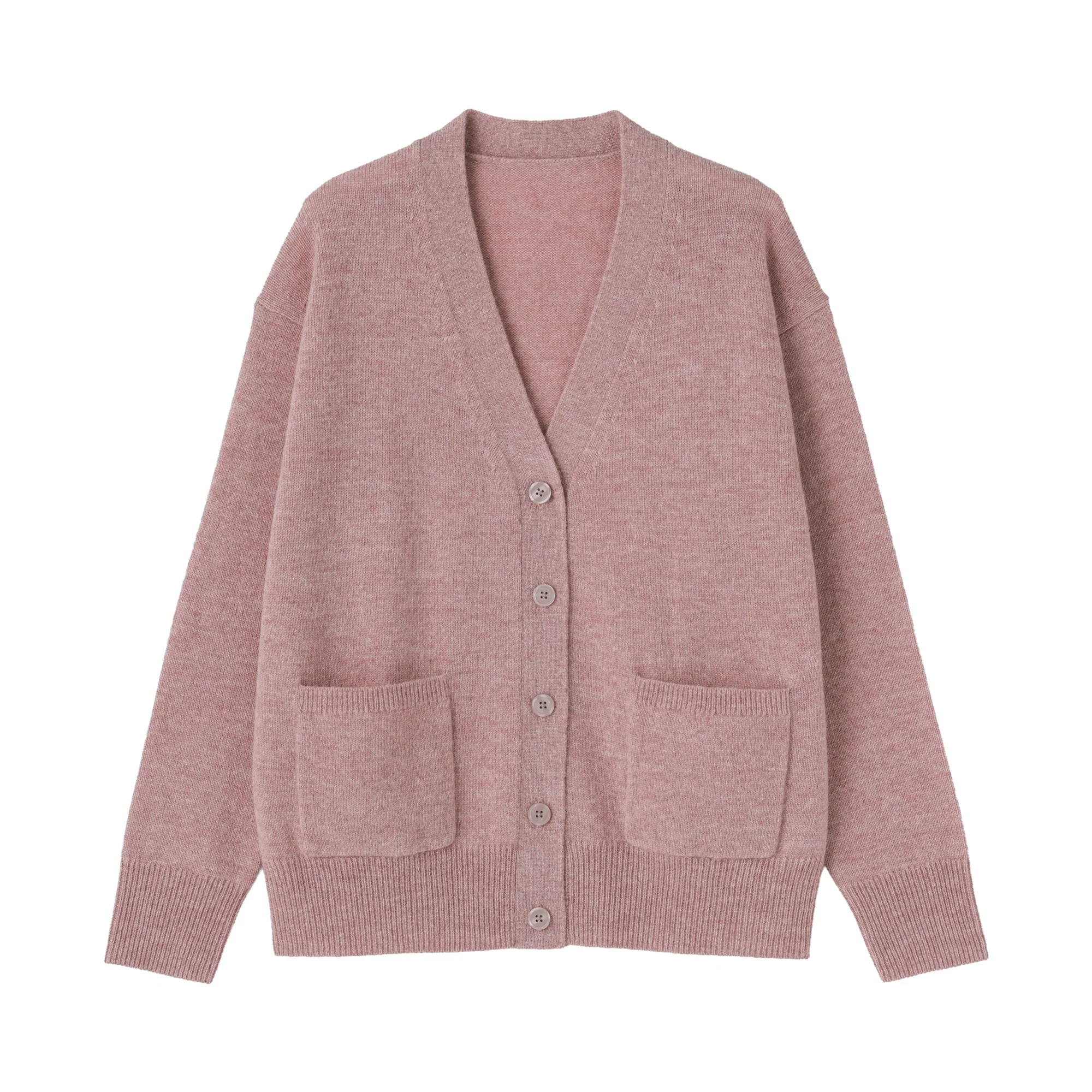 Wool V-Neck Cardigan - Image 42