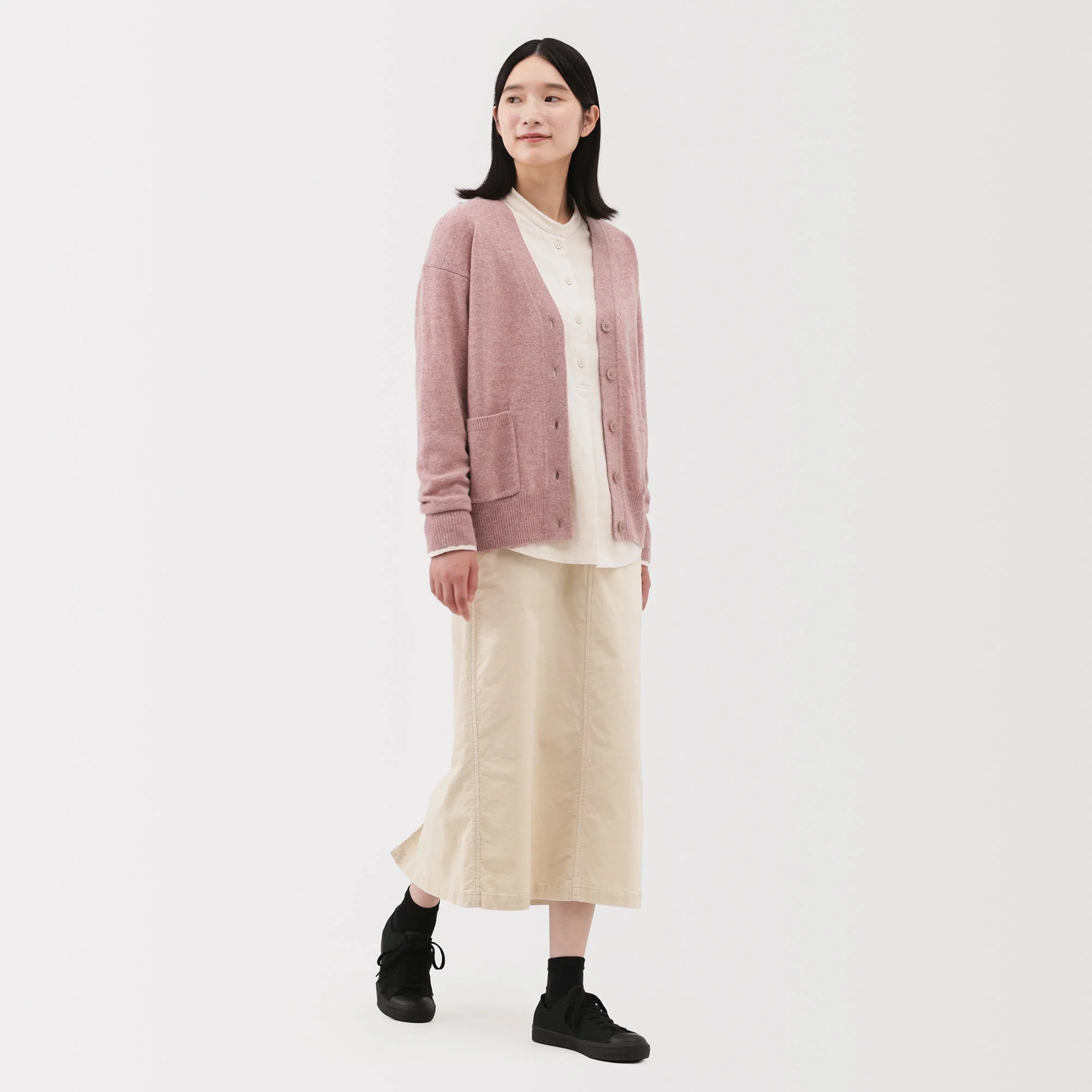 Wool V-Neck Cardigan - Image 44