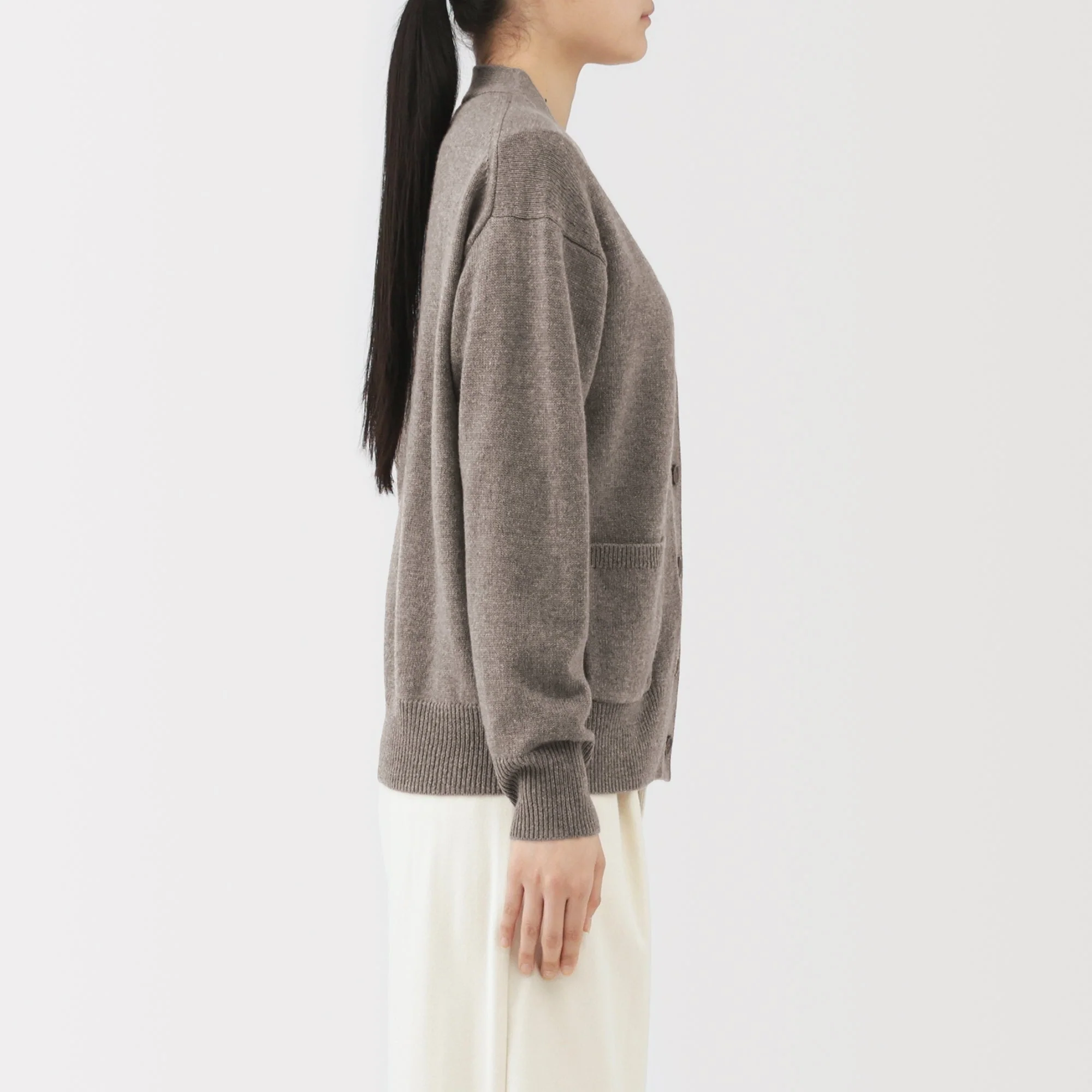 Wool V-Neck Cardigan - Image 53