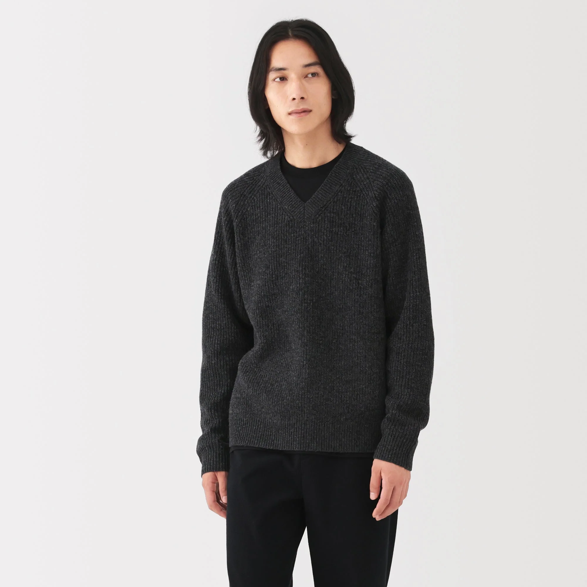 Wool V-Neck Sweater - Image 10