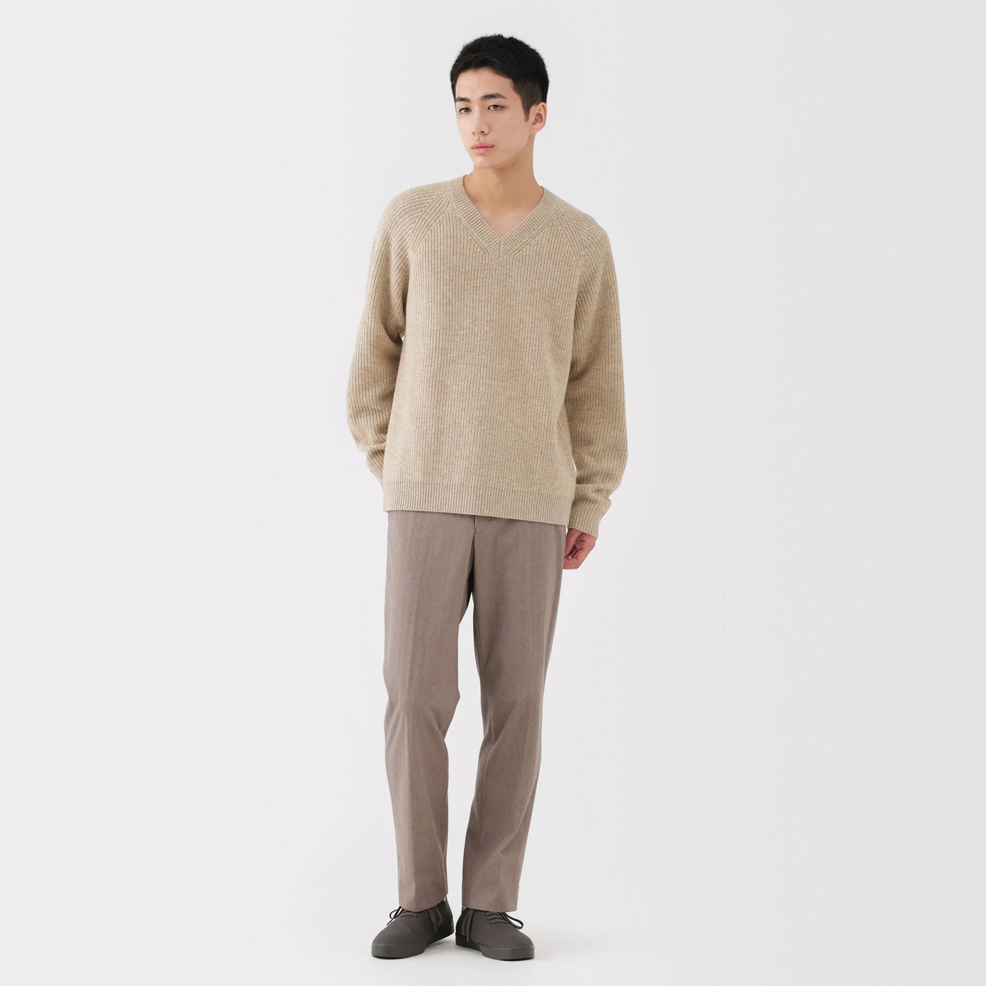 Wool V-Neck Sweater - Image 18