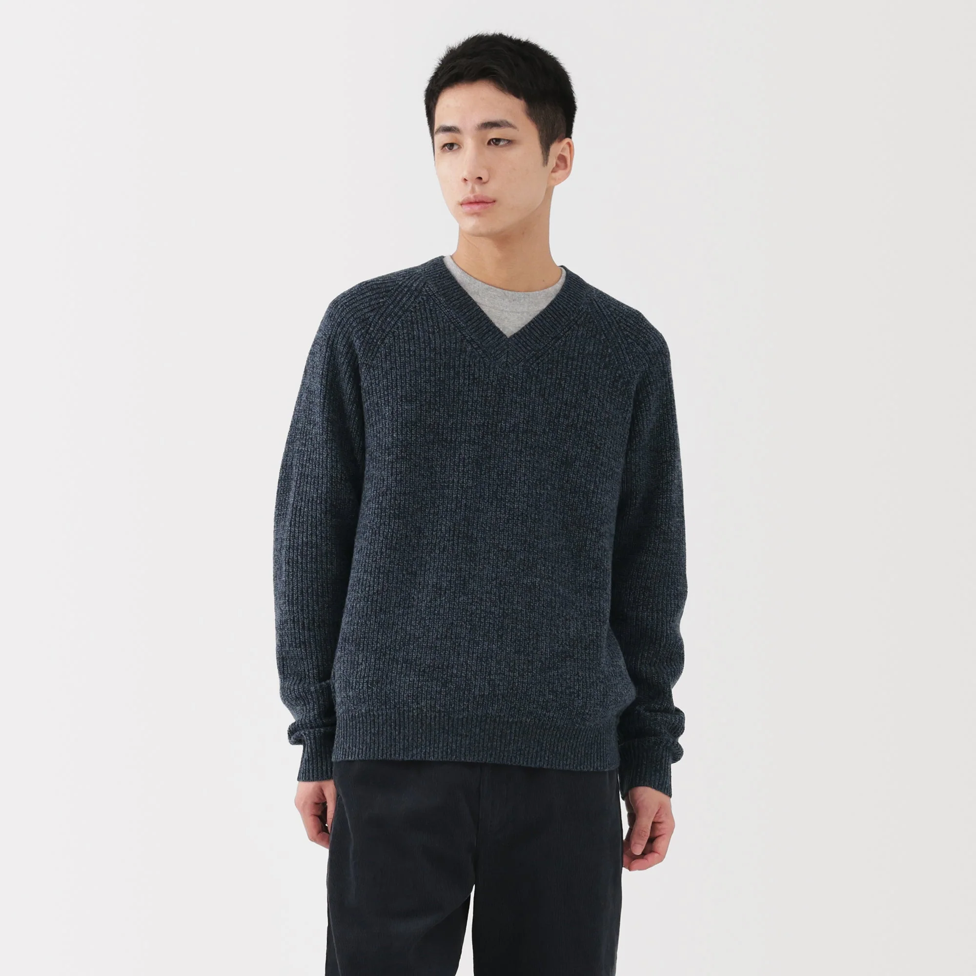 Wool V-Neck Sweater - Image 24