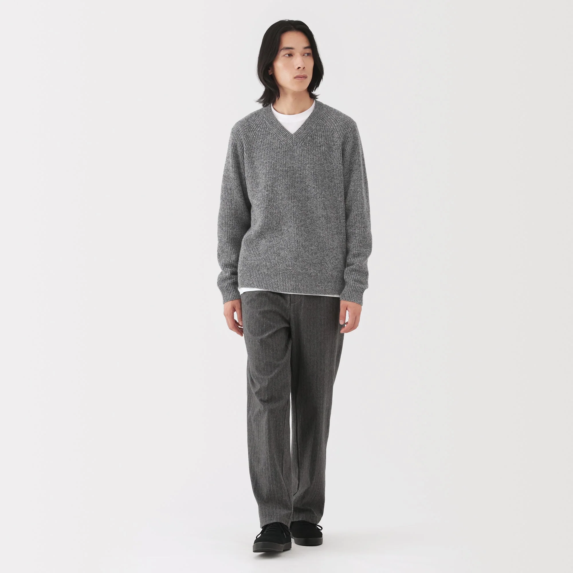 Wool V-Neck Sweater - Image 4