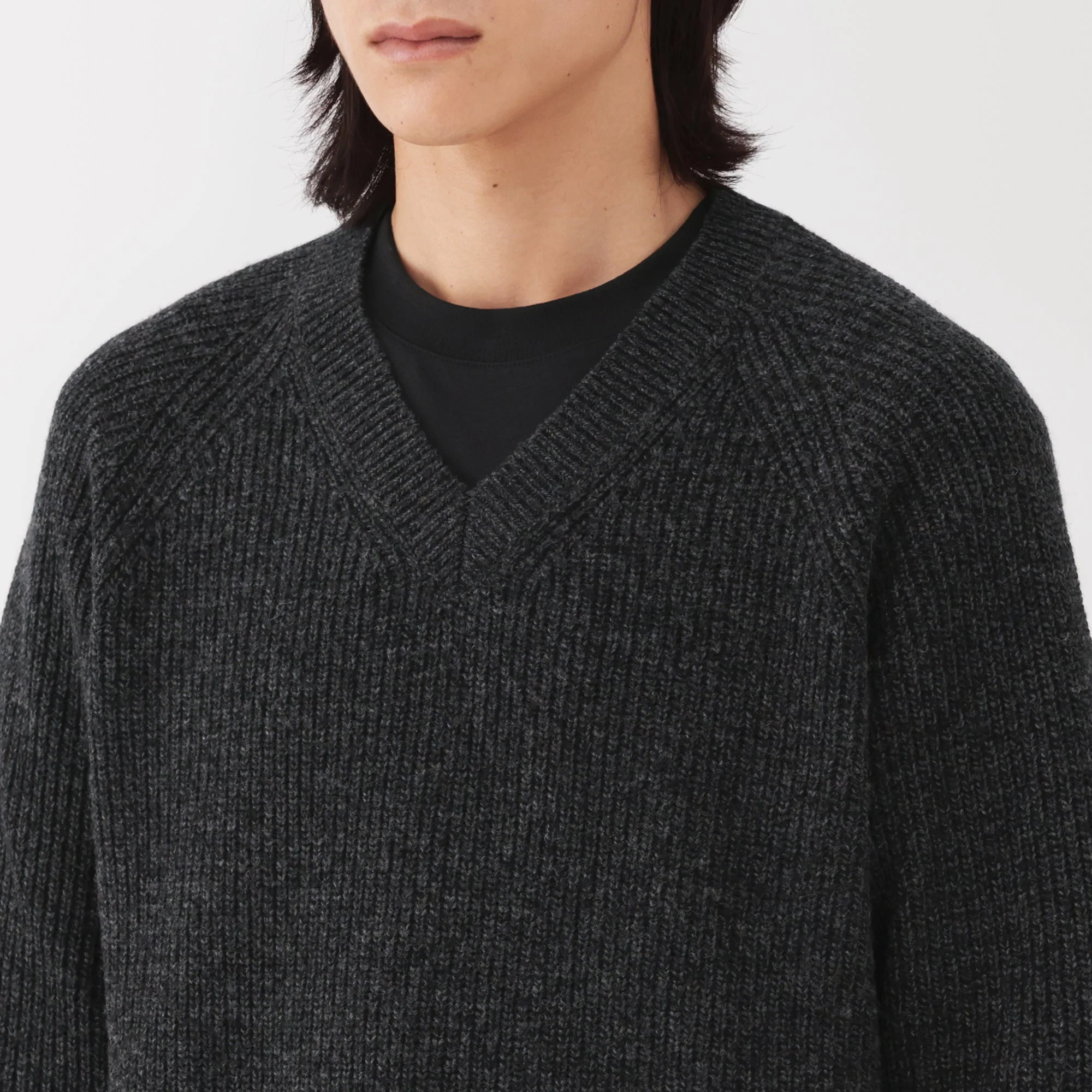 Wool V-Neck Sweater - Image 7