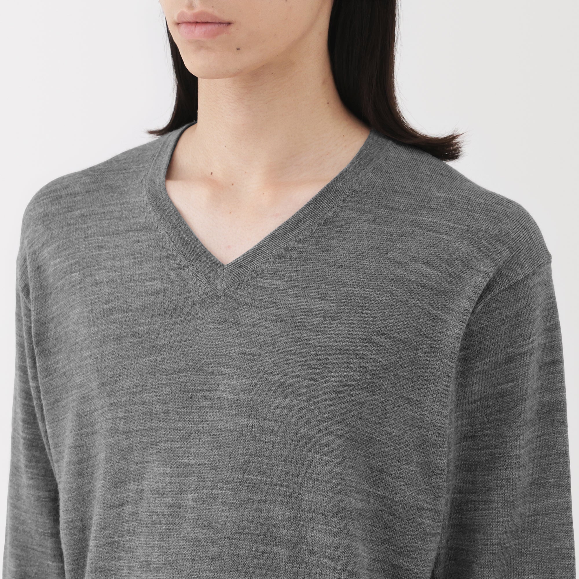 Wool V-Neck Sweater - Image 21
