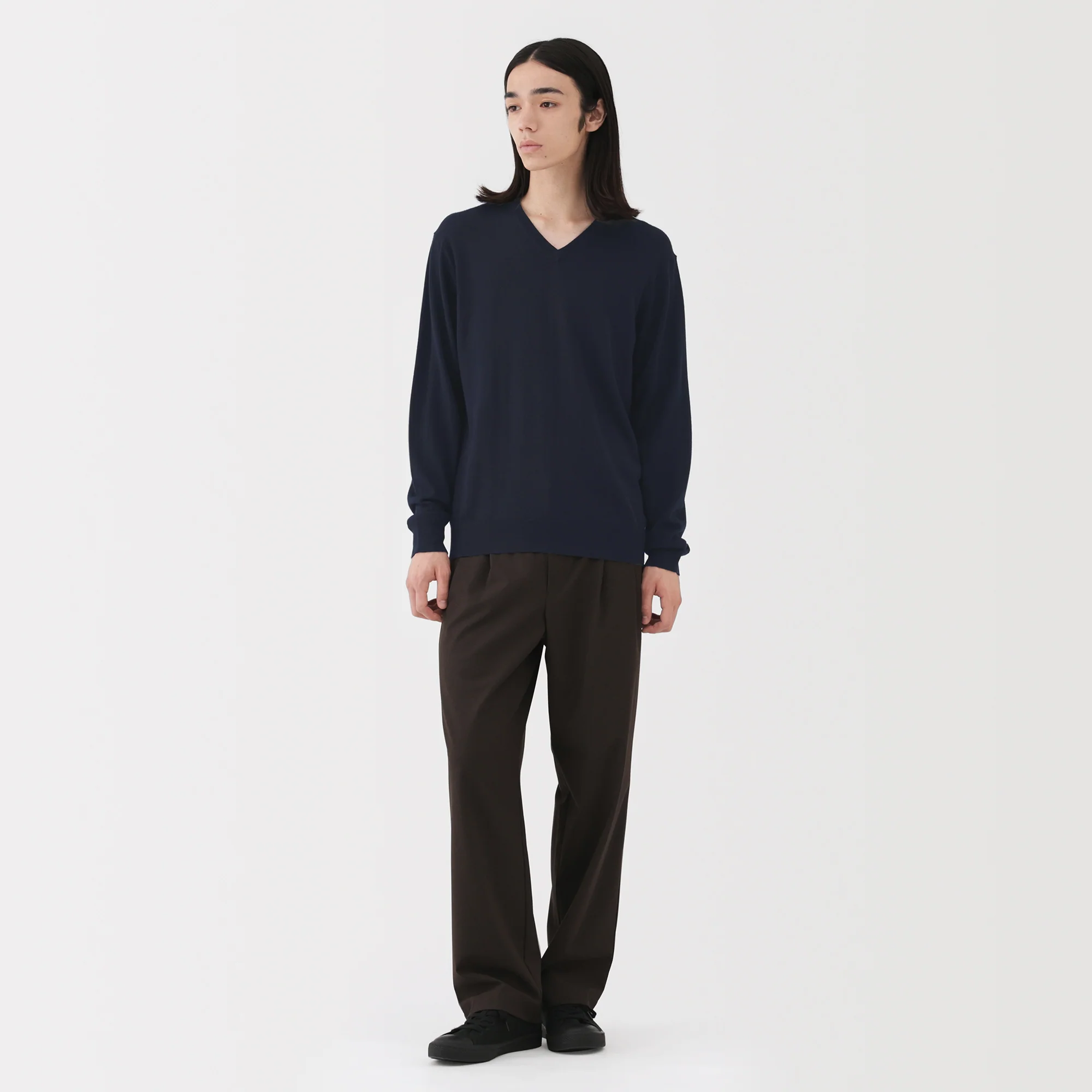 Wool V-Neck Sweater - Image 4