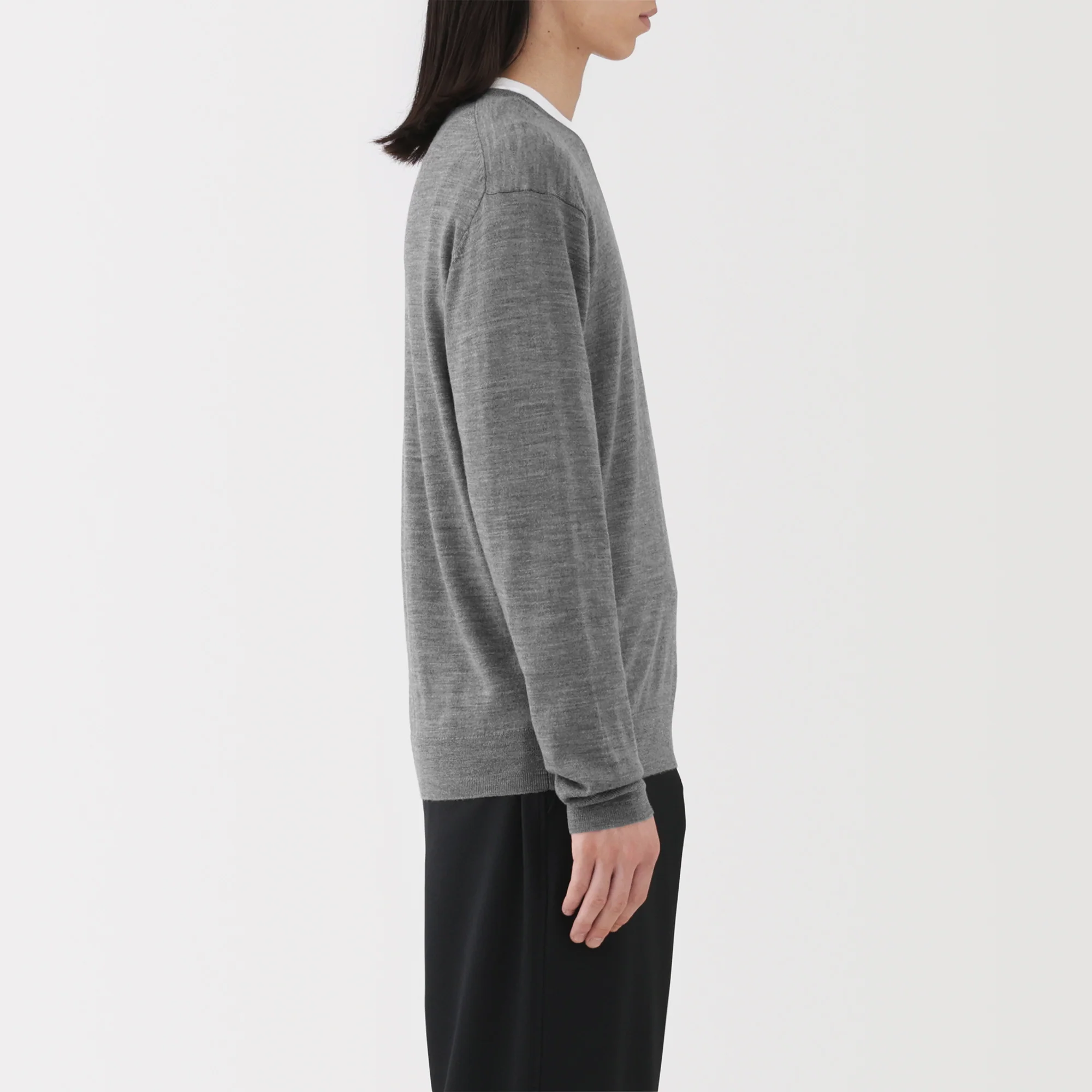 Wool V-Neck Sweater - Image 5