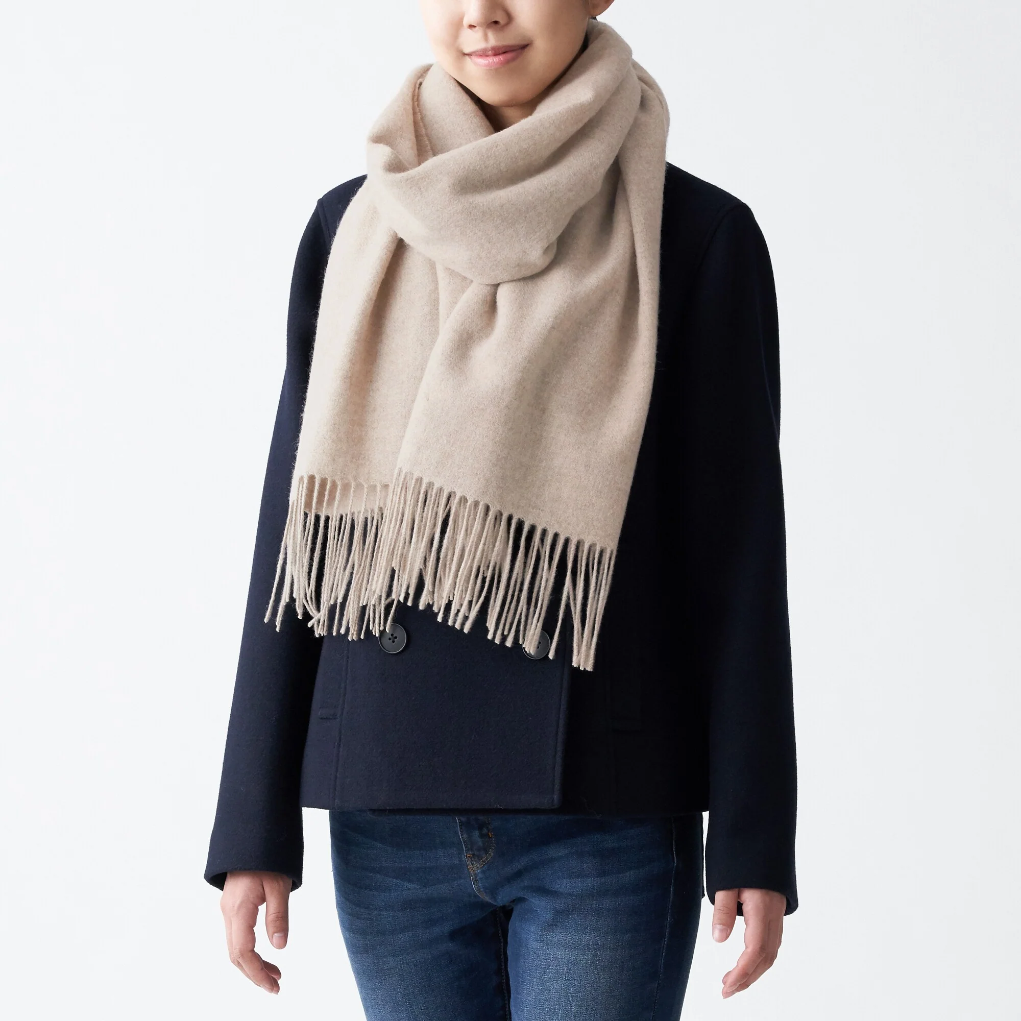 Wool Woven 2 Way Large Stole 60x200cm - Image 19