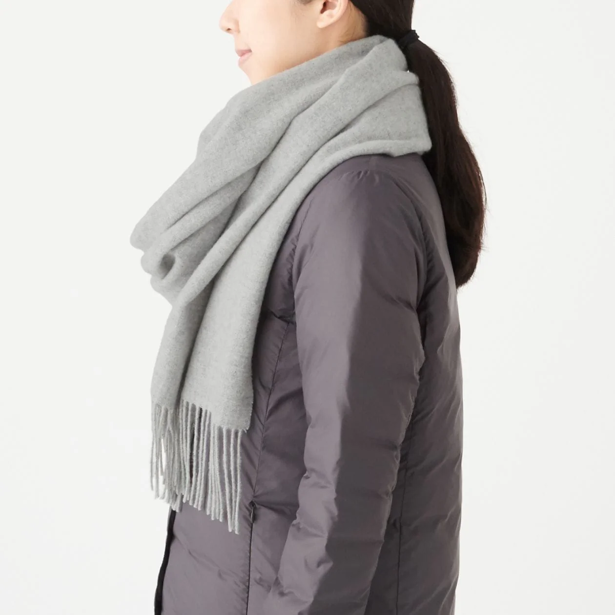 Wool Woven 2 Way Large Stole 60x200cm - Image 3