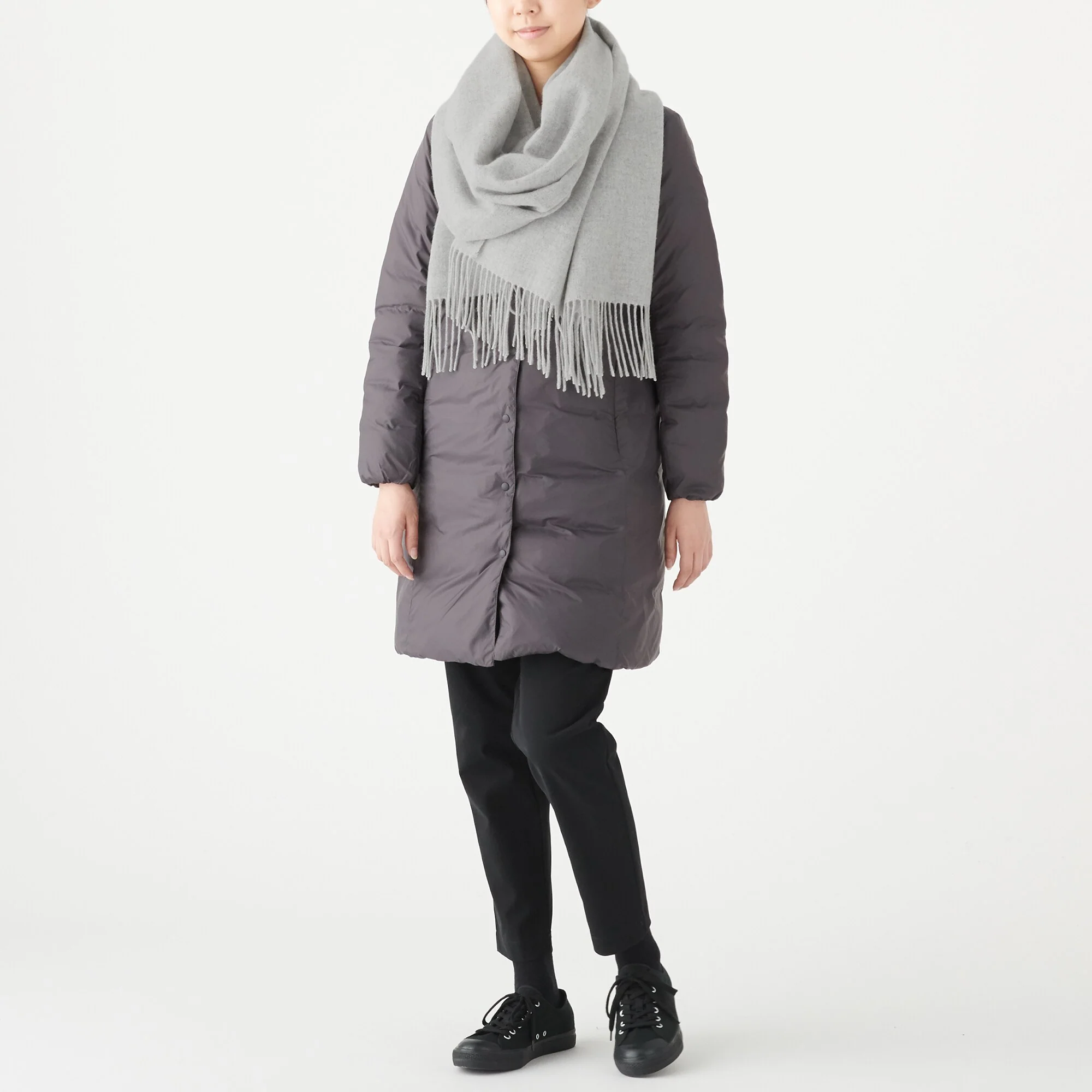 Wool Woven Large Stole 60x200cm - Image 28